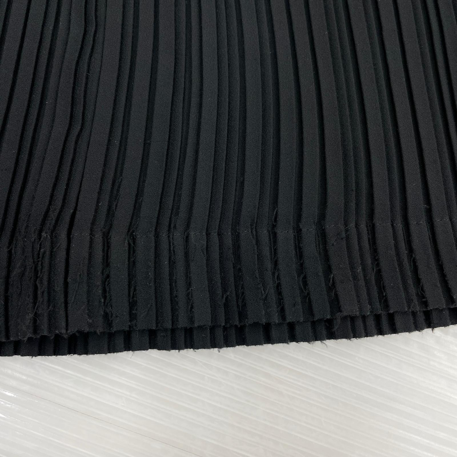 パンツ プリーツパンツ BLK S ブラック