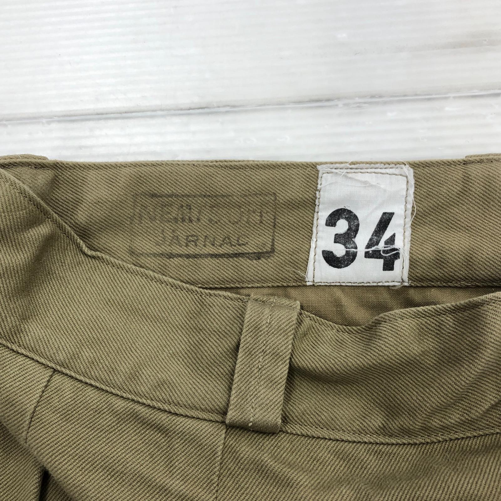 パンツ フランス軍 M-52 後期型 34 ベージュ