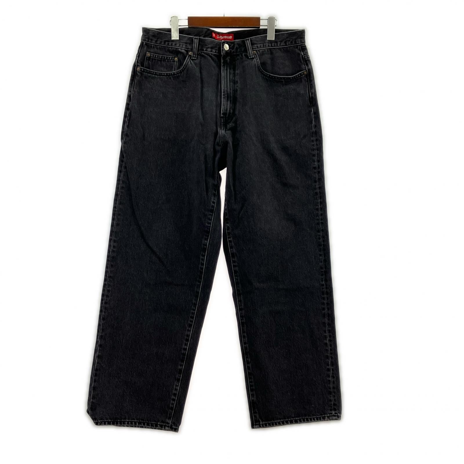 デニムパンツ 25FW Baggy Jeans ブラックデニム バギーパンツ W34 34 ブラック