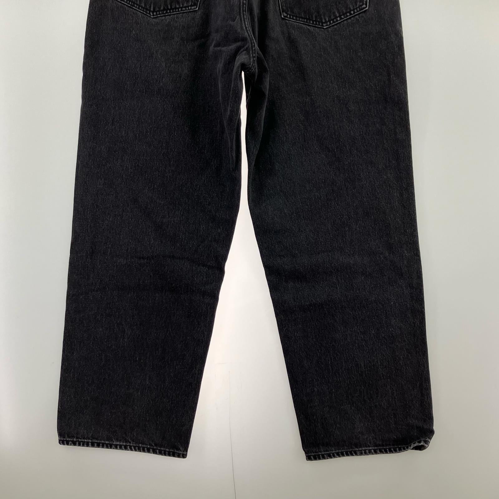 デニムパンツ 25FW Baggy Jeans ブラックデニム バギーパンツ W34 34 ブラック