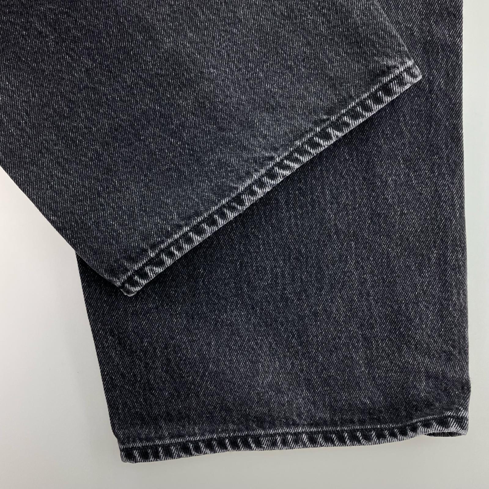 デニムパンツ 25FW Baggy Jeans ブラックデニム バギーパンツ W34 34 ブラック