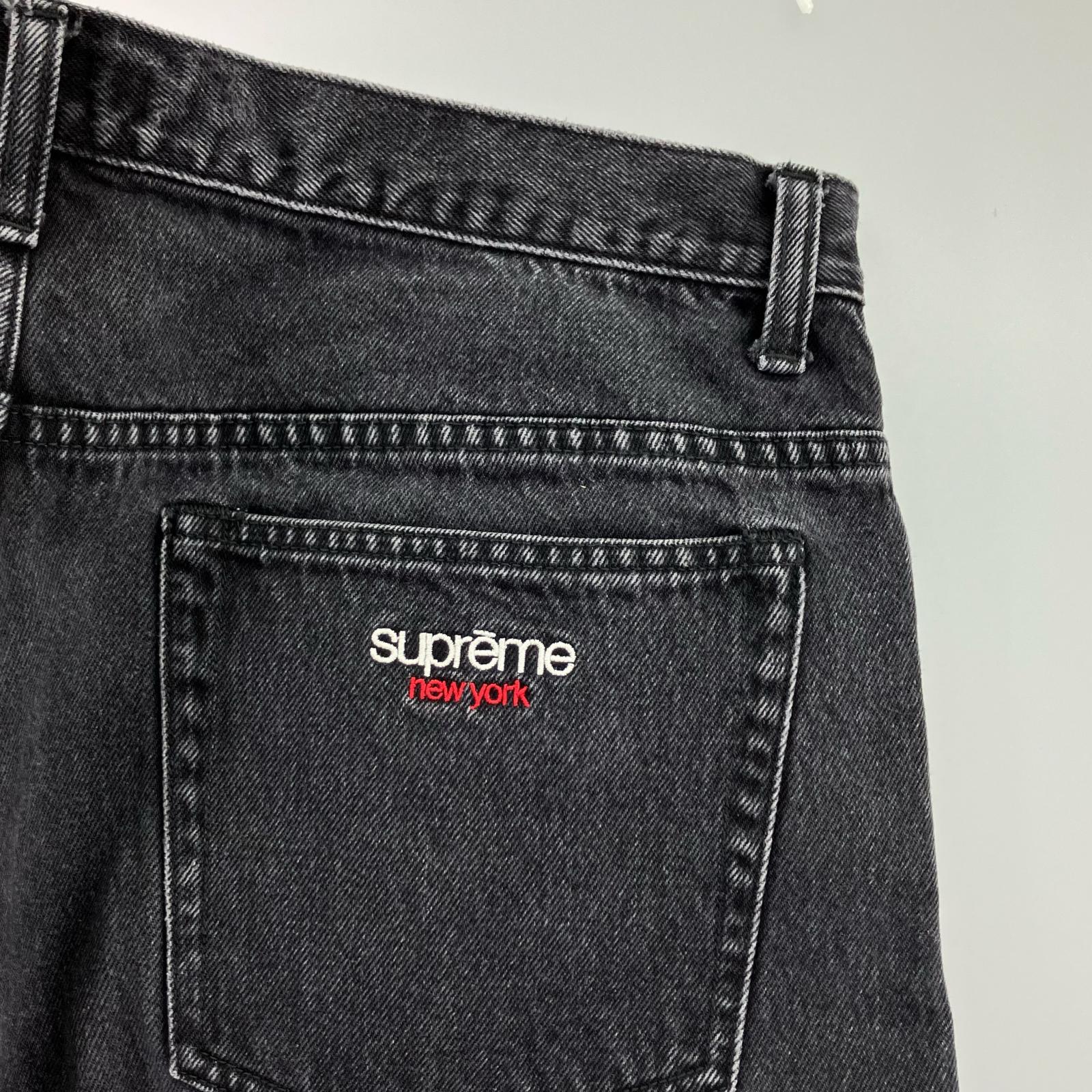 デニムパンツ 25FW Baggy Jeans ブラックデニム バギーパンツ W34 34 ブラック