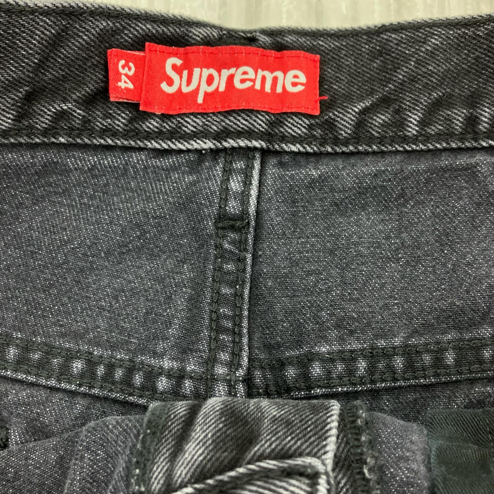 デニムパンツ 25FW Baggy Jeans ブラックデニム バギーパンツ W34 34 ブラック