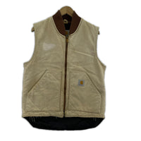 ジャケット 80s~90ｓ Carhartt ダッグベスト ベージュ　　 ベージュ