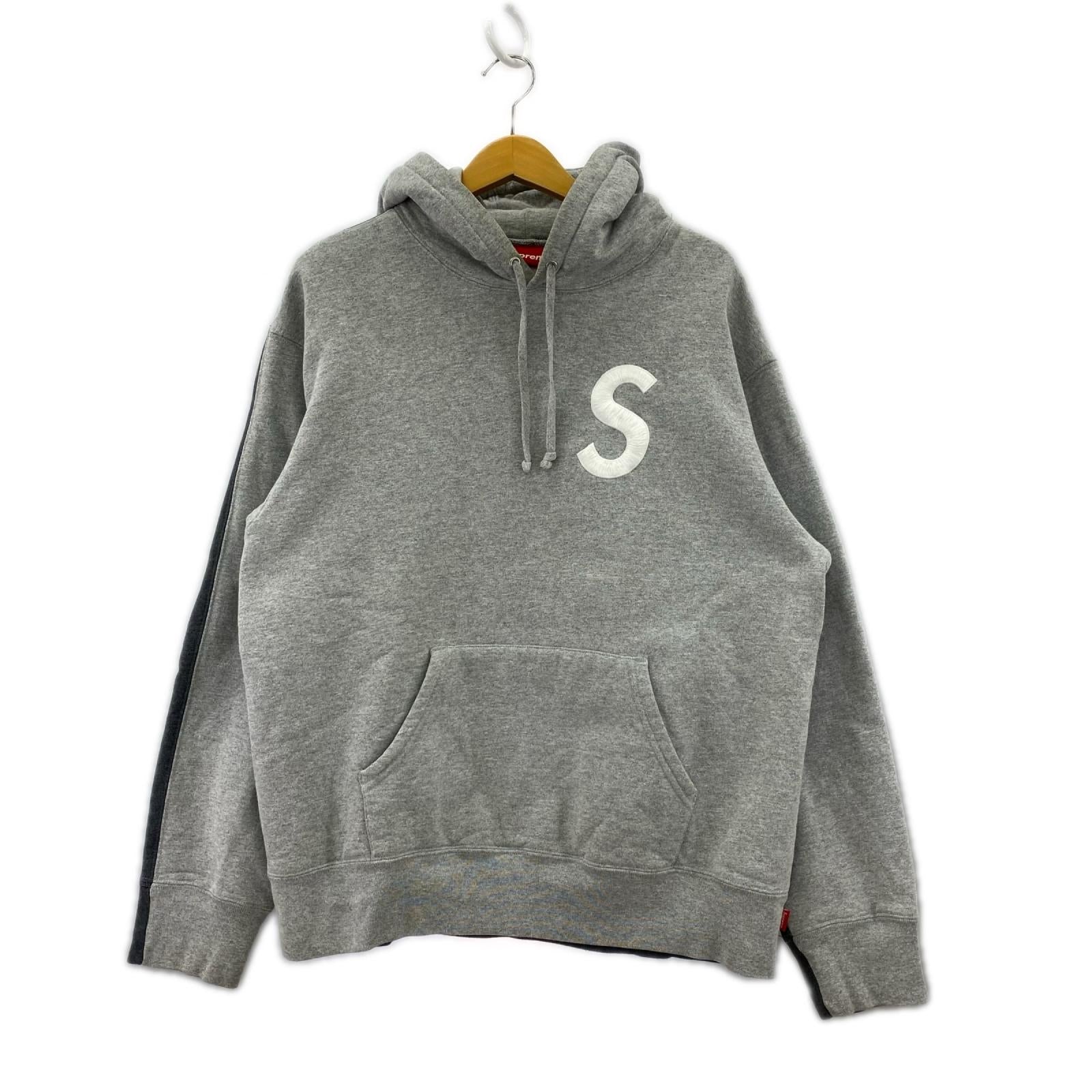 パーカー 21AW S Logo Split Hooded Sweatshirt（M） M グレー