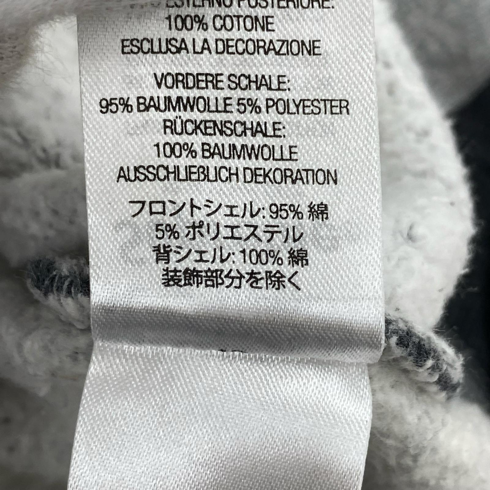 パーカー 21AW S Logo Split Hooded Sweatshirt（M） M グレー