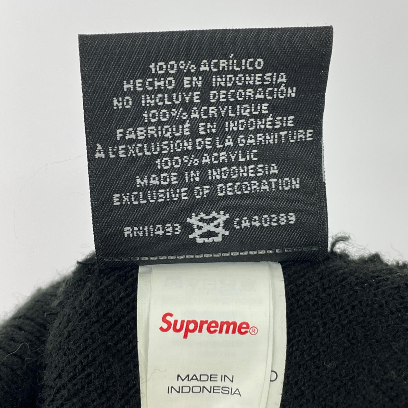 キャップ new era tribal logo beanie ブラック