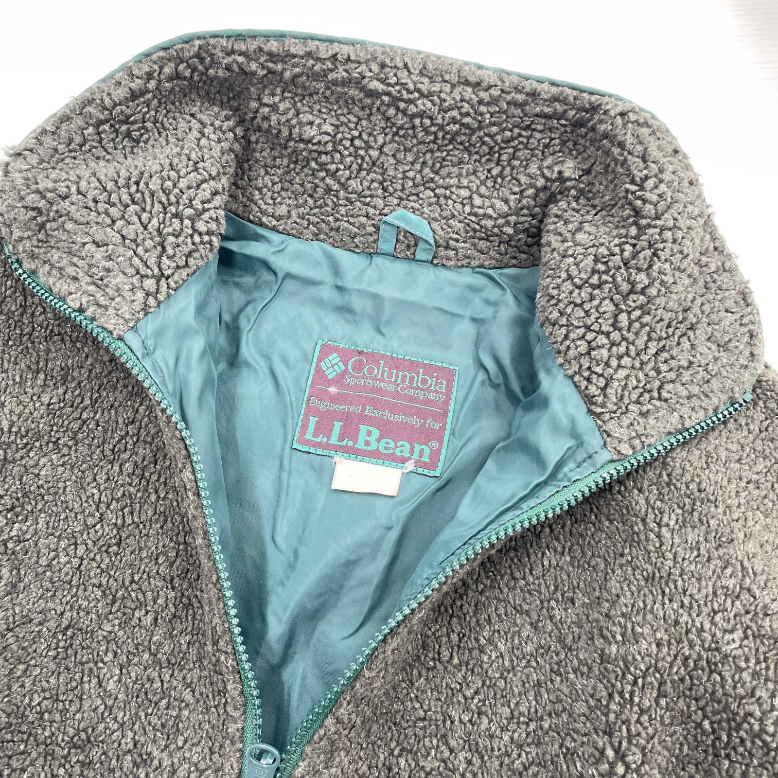 ジャケット ×L.L.Bean 90s USA製 フリースジャケット グレー