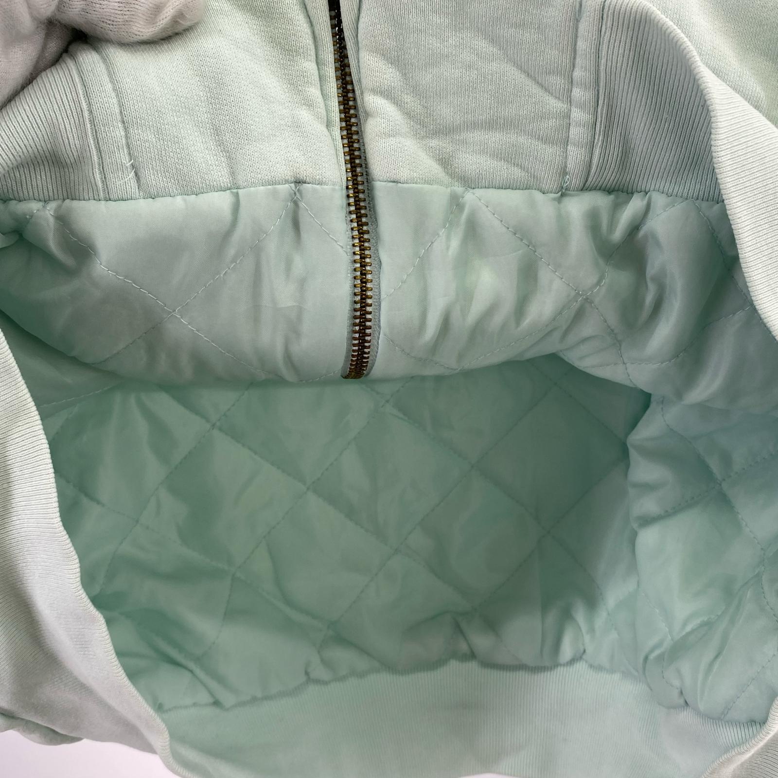 パーカー ×Dickies Quilted zip hoodie L