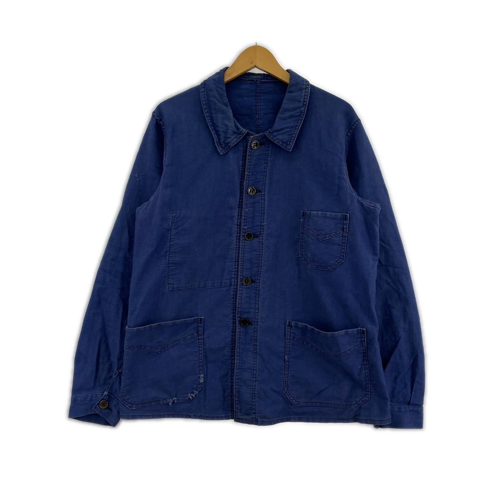 ジャケット 40s-50s SPORTA フレンチワークジャケット コットンツイル ブルー