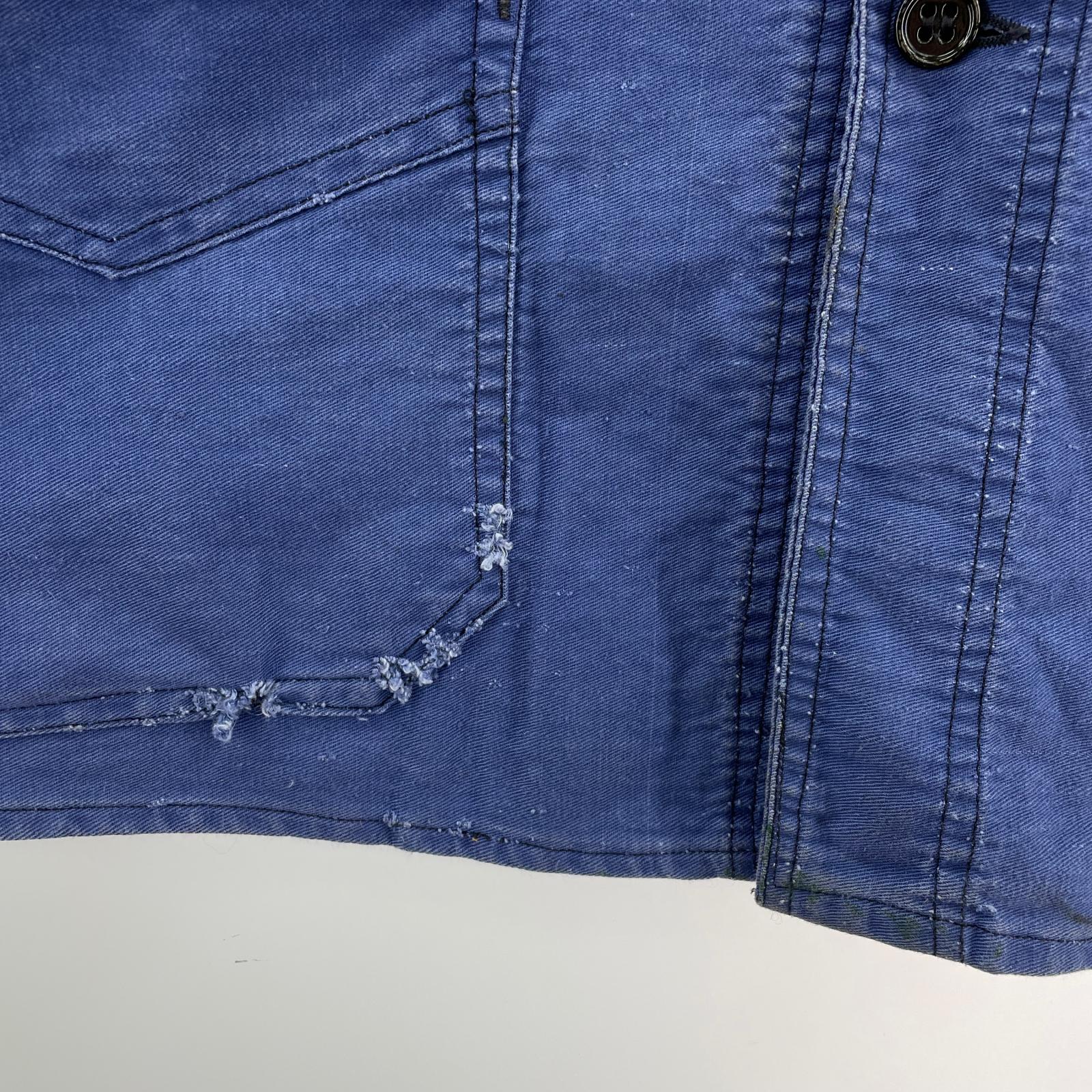 ジャケット 40s-50s SPORTA フレンチワークジャケット コットンツイル ブルー