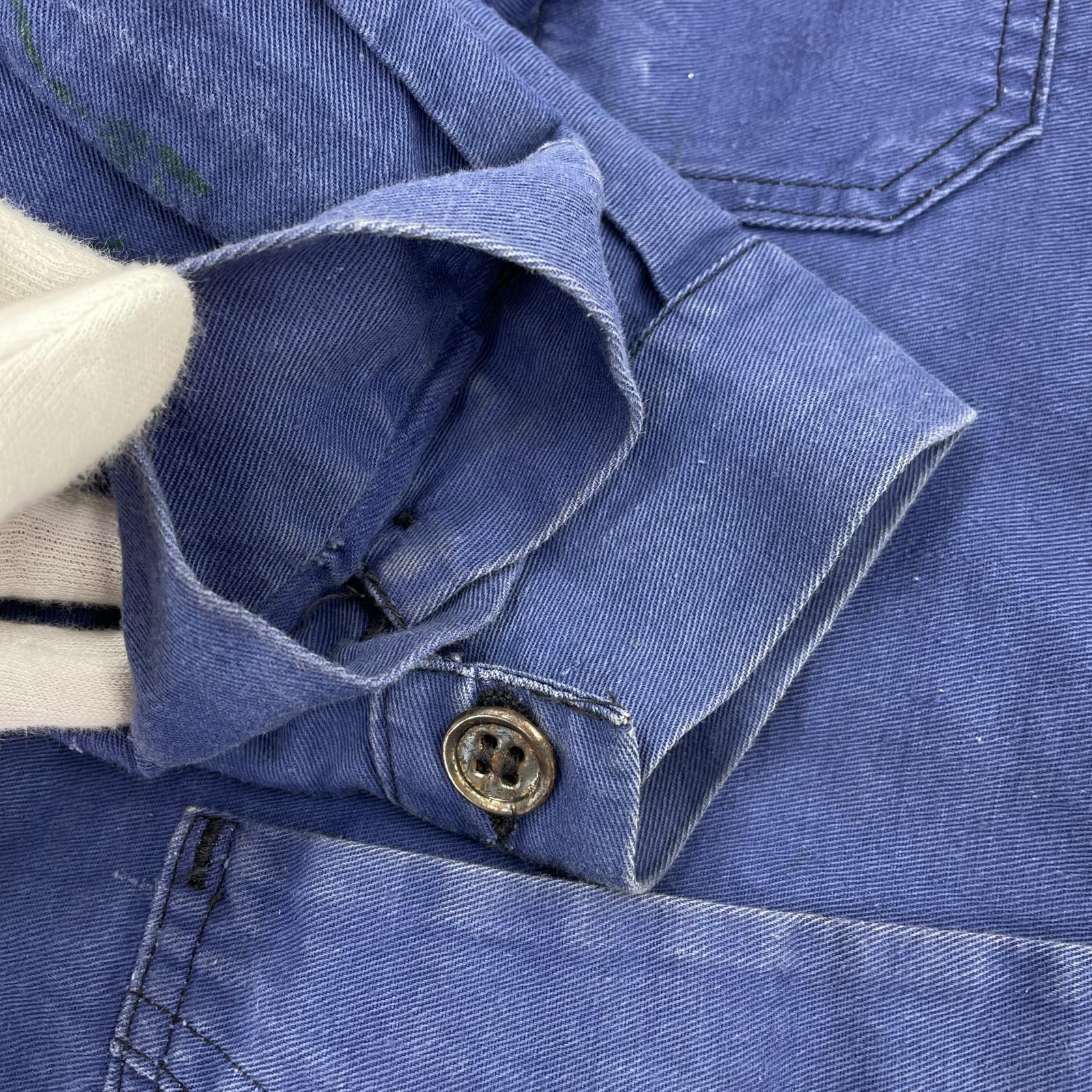 ジャケット 40s-50s SPORTA フレンチワークジャケット コットンツイル ブルー