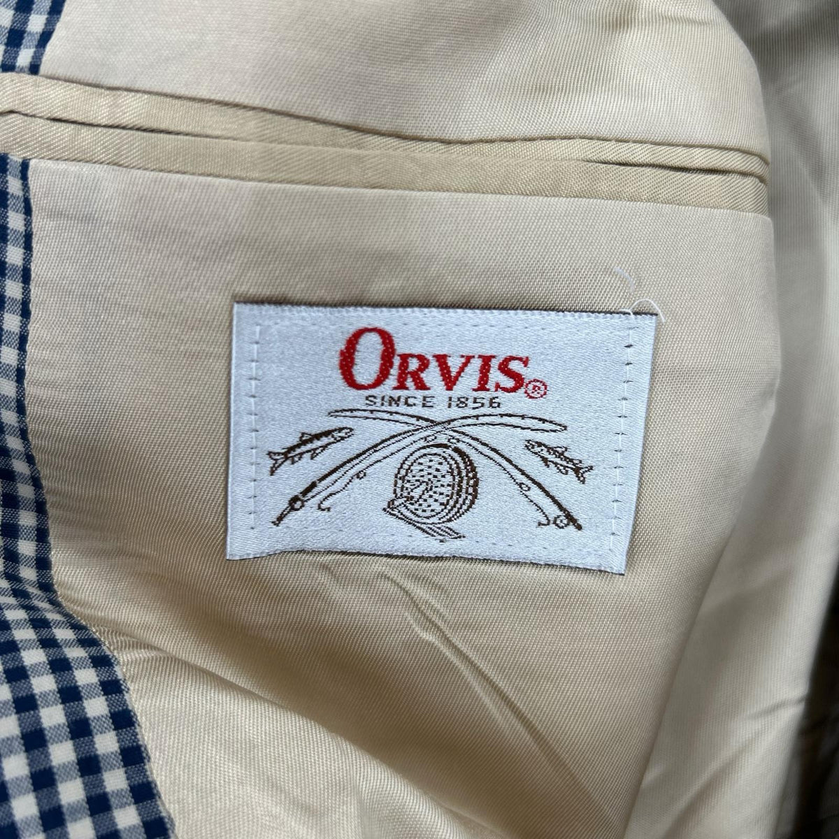 テーラードジャケット 80s ORVIS ｷﾞﾝｶﾞﾑﾁｪｯｸﾃｰﾗｰﾄﾞｼﾞｬｹｯﾄ