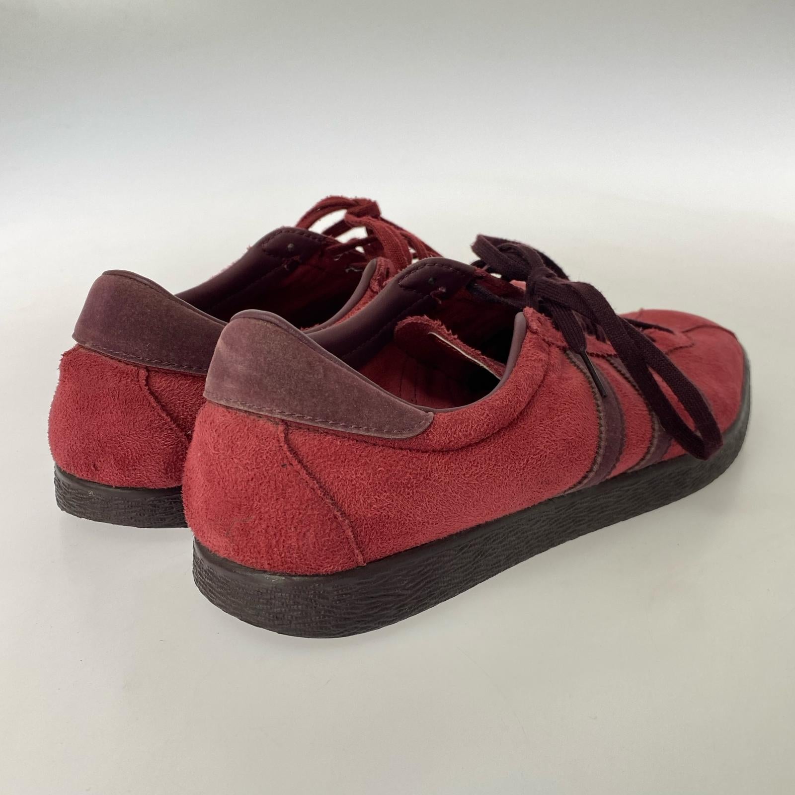 スニーカー TOBACCO GRUEN 赤 27.5cm (US9 1/2 UK9 EU45) ワインレッド