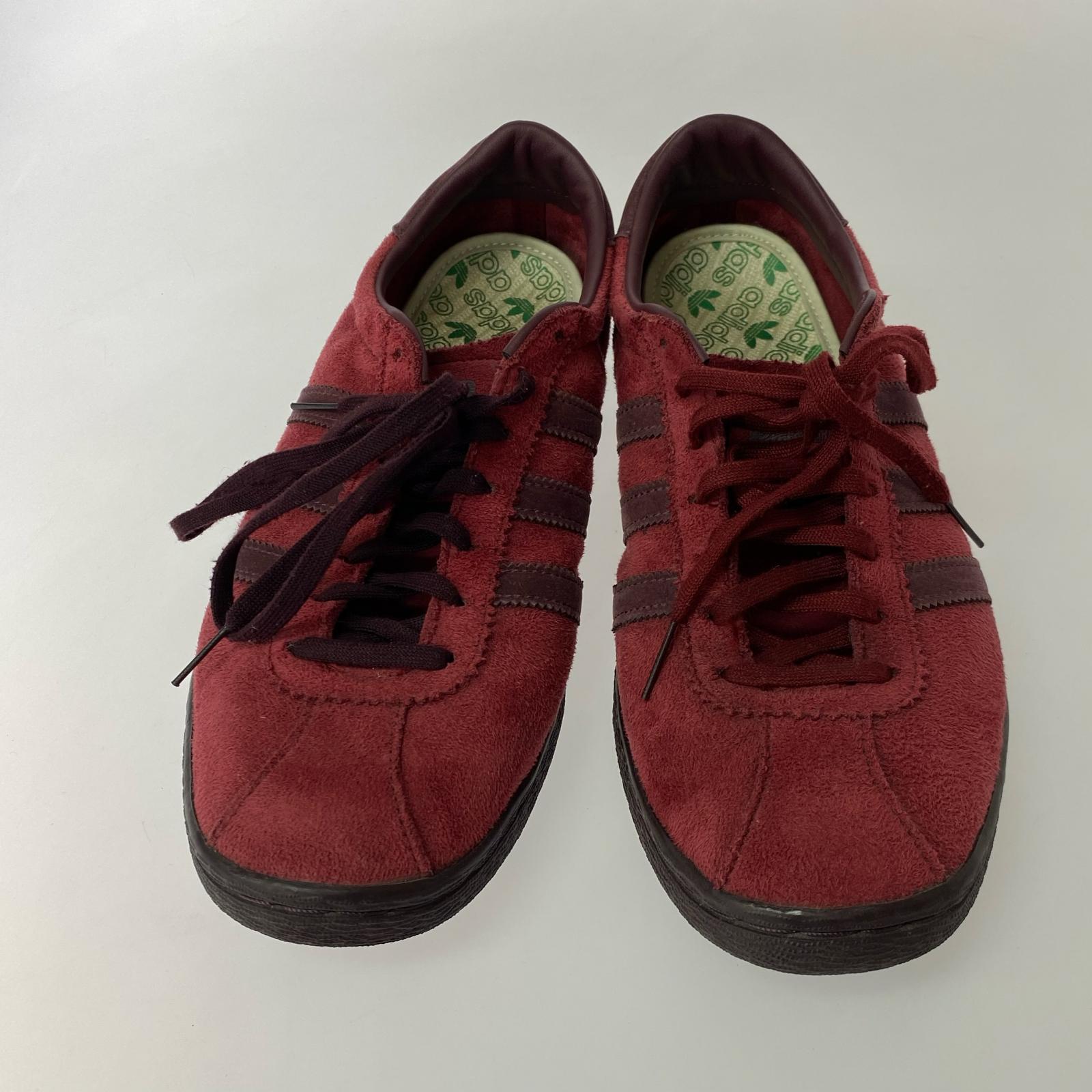 スニーカー TOBACCO GRUEN 赤 27.5cm (US9 1/2 UK9 EU45) ワインレッド