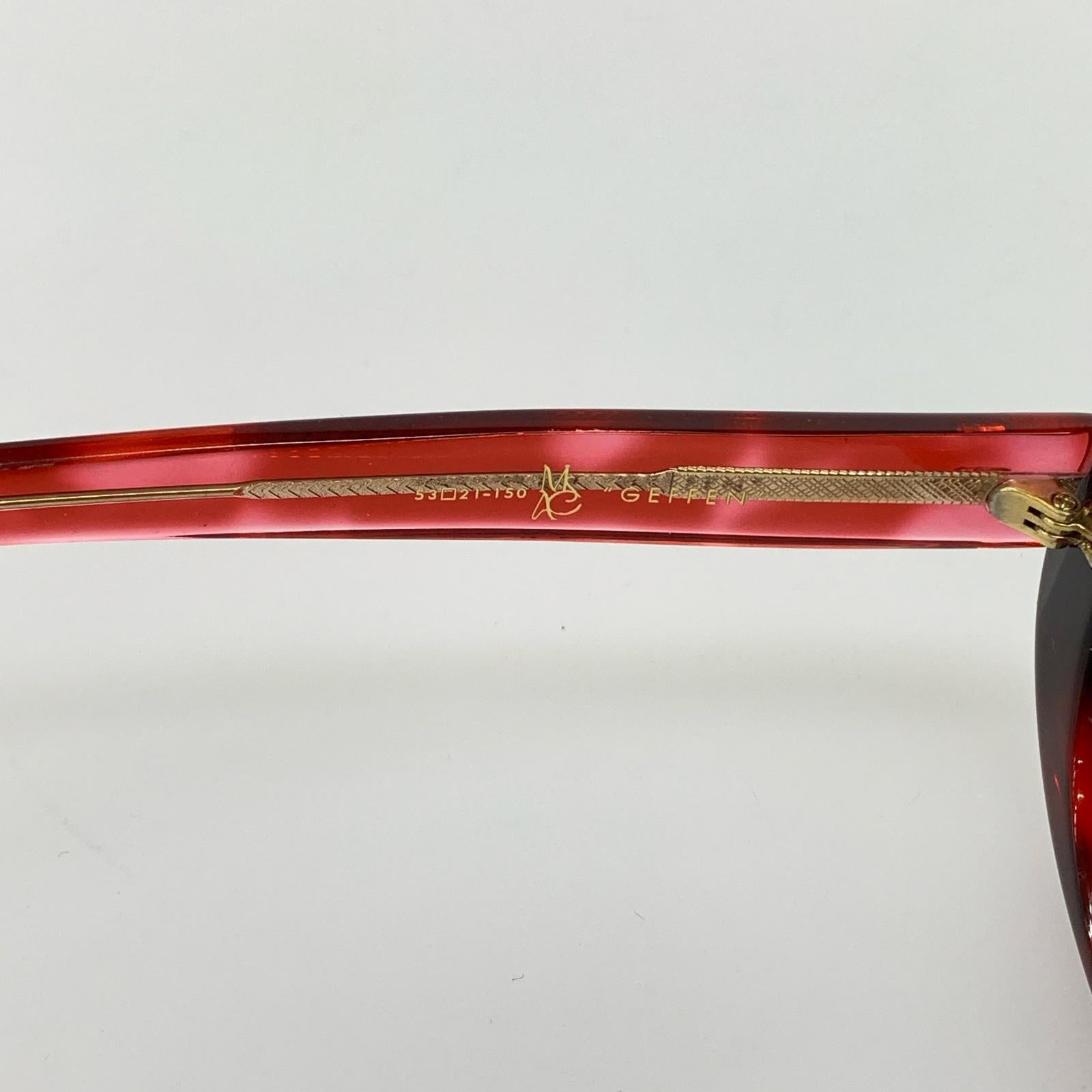 その他アクセサリー CASABLANCA SPECTACLES “GEFFEN” Red レッド