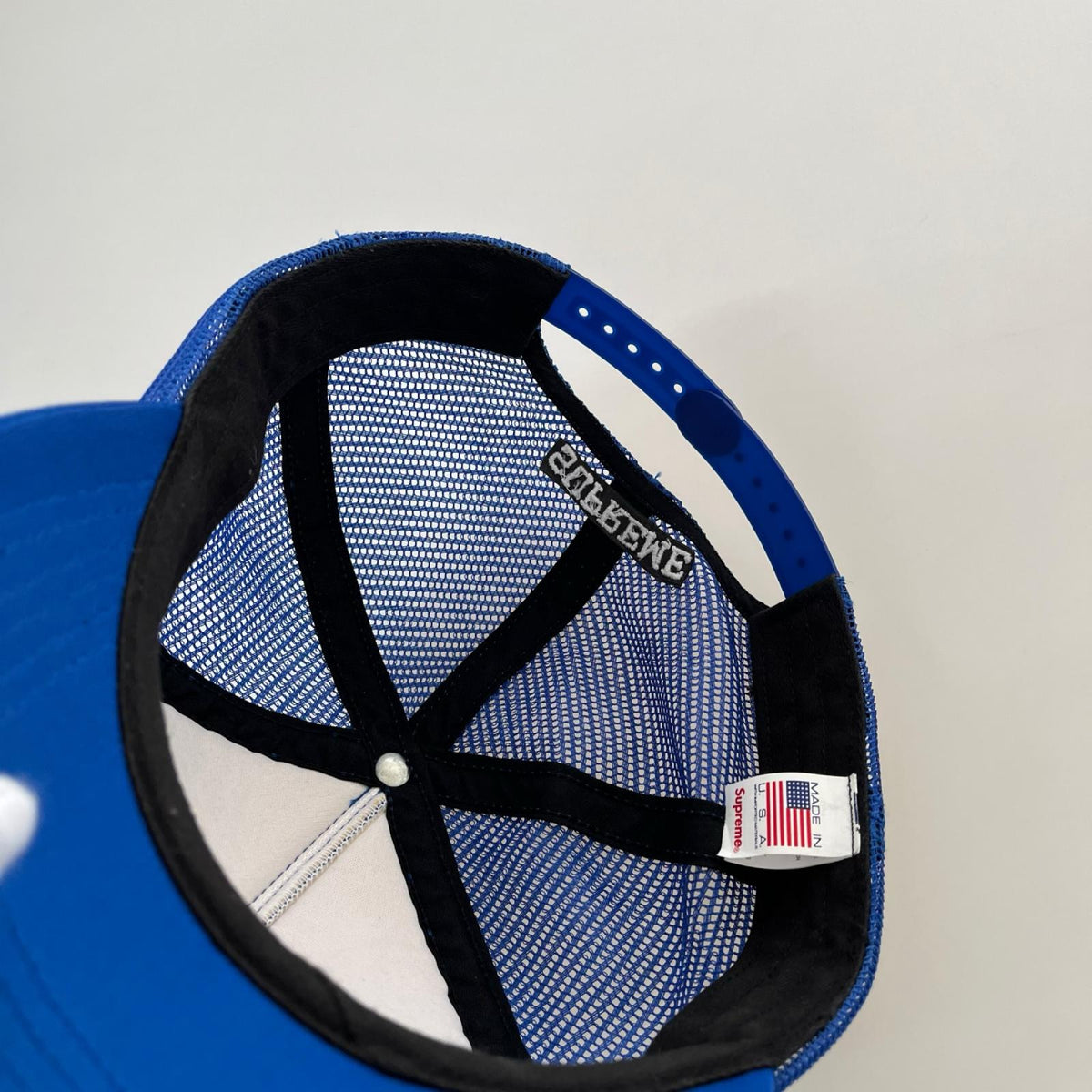 キャップ 23AW Pin Up Mesh Back 5-panel BLU ブルー