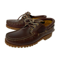 シューズ Timberland AUTHENTIC HANDSEWN BOAT SHOES BURGUNDY A81148 (27) 27cm (US9 UK8 1/2 EU44) ブラウン