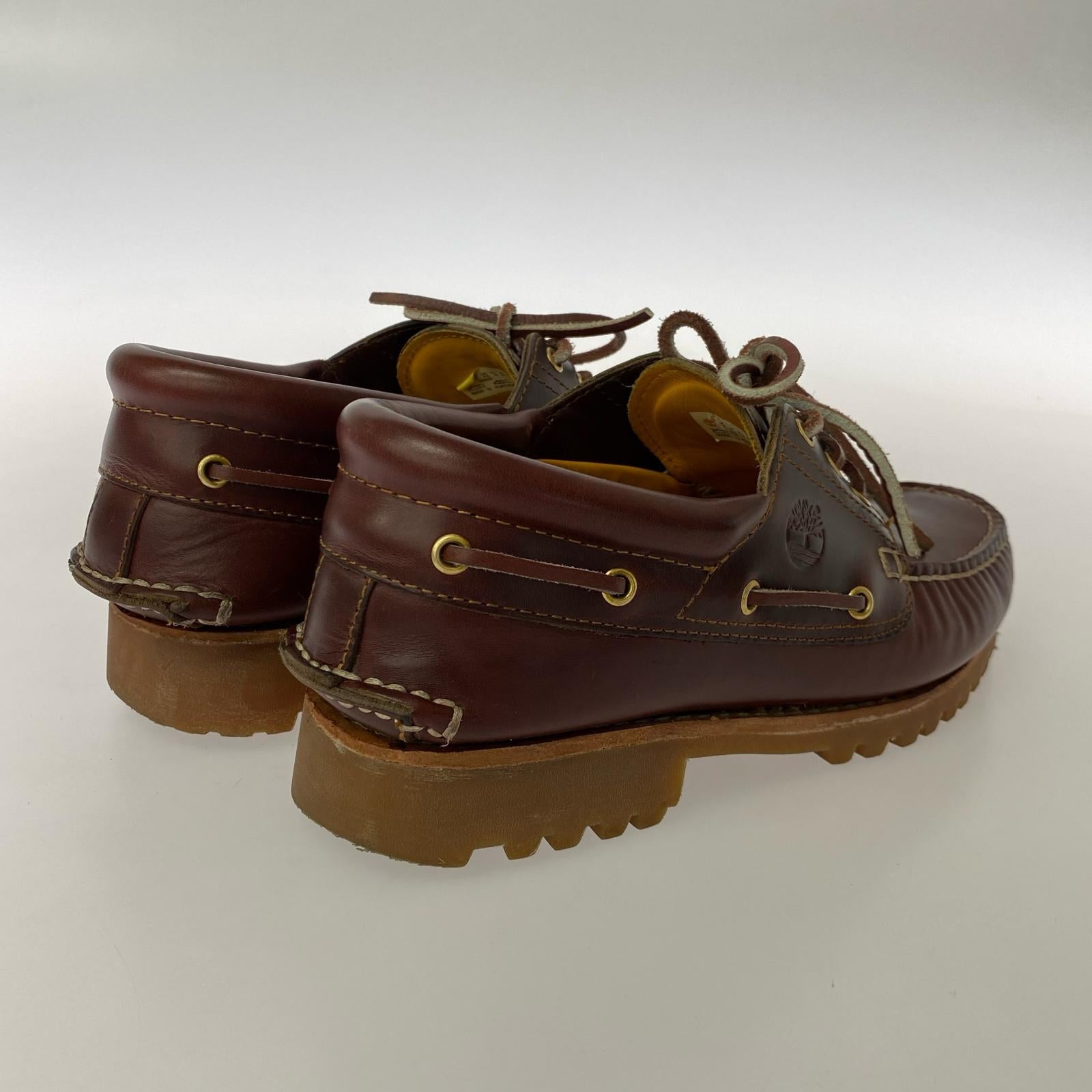 シューズ Timberland AUTHENTIC HANDSEWN BOAT SHOES BURGUNDY A81148 (27) 27cm (US9 UK8 1/2 EU44) ブラウン