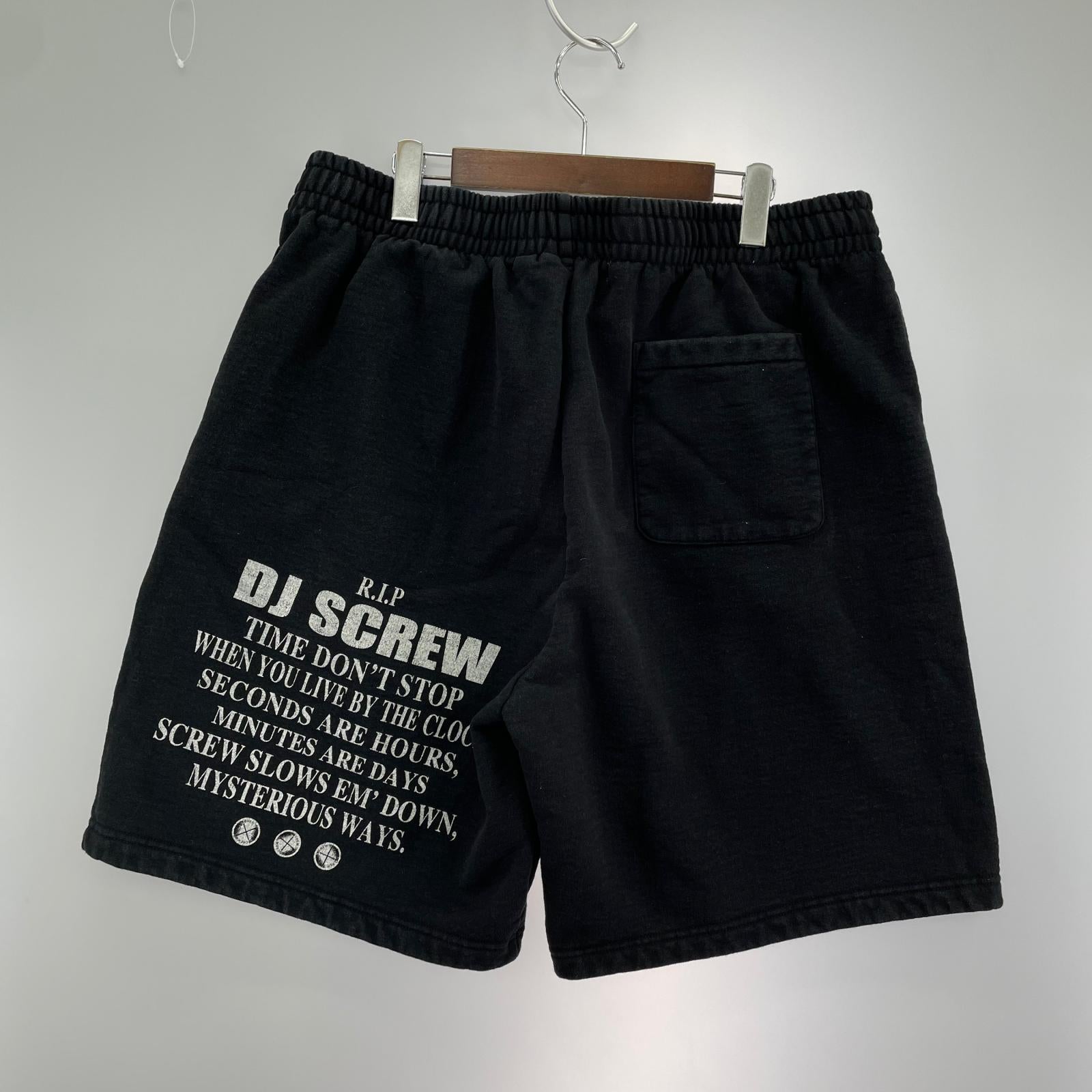 ショートパンツ 26SS xDJ Screw Sweatshort Dusty L ブラック