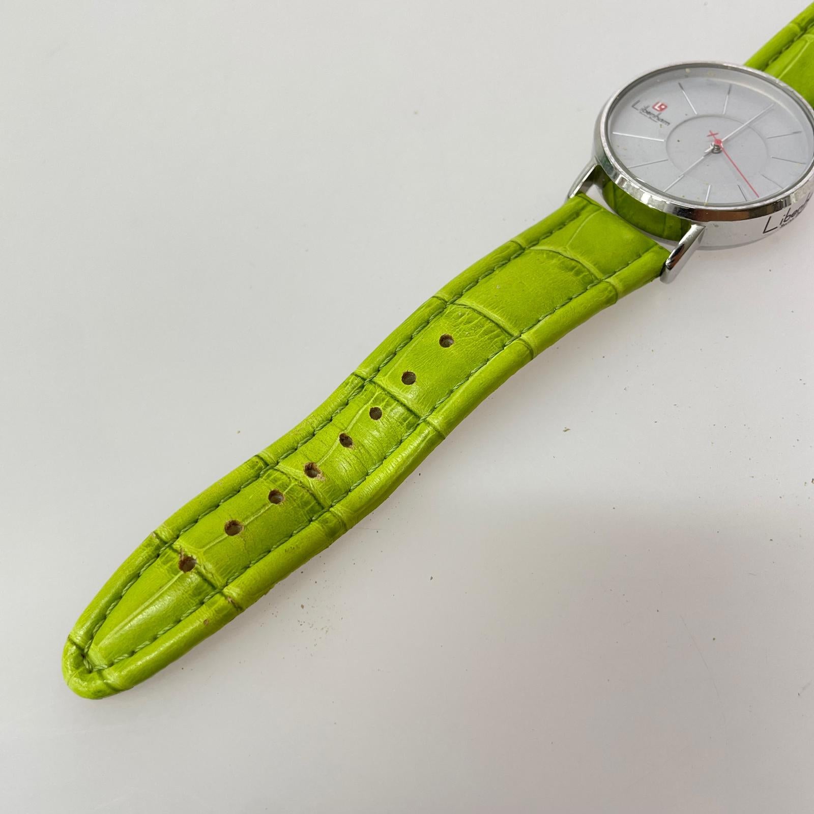 腕時計 LIBENHAM レザーバンド アナログ ホワイト