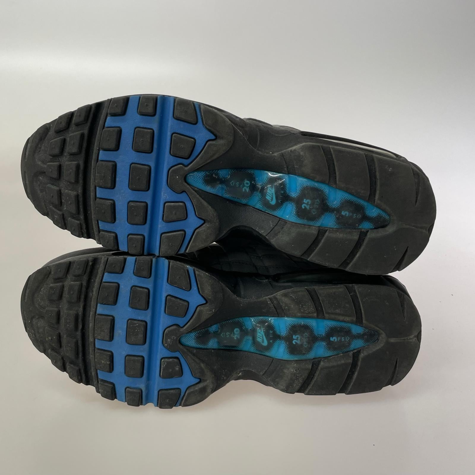 スニーカー AIR MAX 95 WHITE/CRYSTAL BLUE (26.0) 26cm (US8 UK7 1/2 EU42) グレー