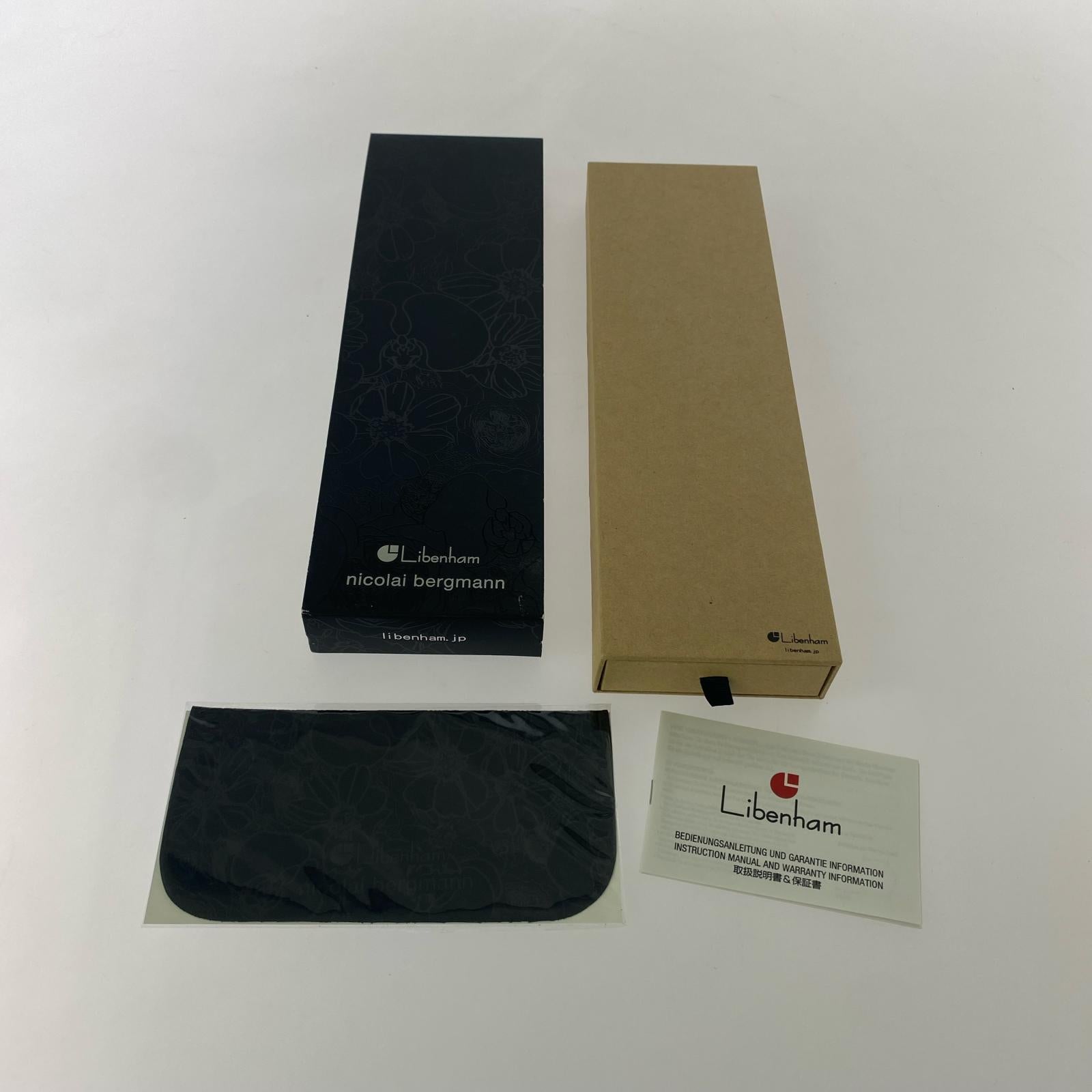 腕時計 Libenham × Nicolai Bergmann 自動巻き 黒 ブラック
