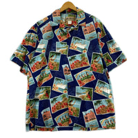 半袖シャツ アロハシャツ 総柄 (2Xl)
