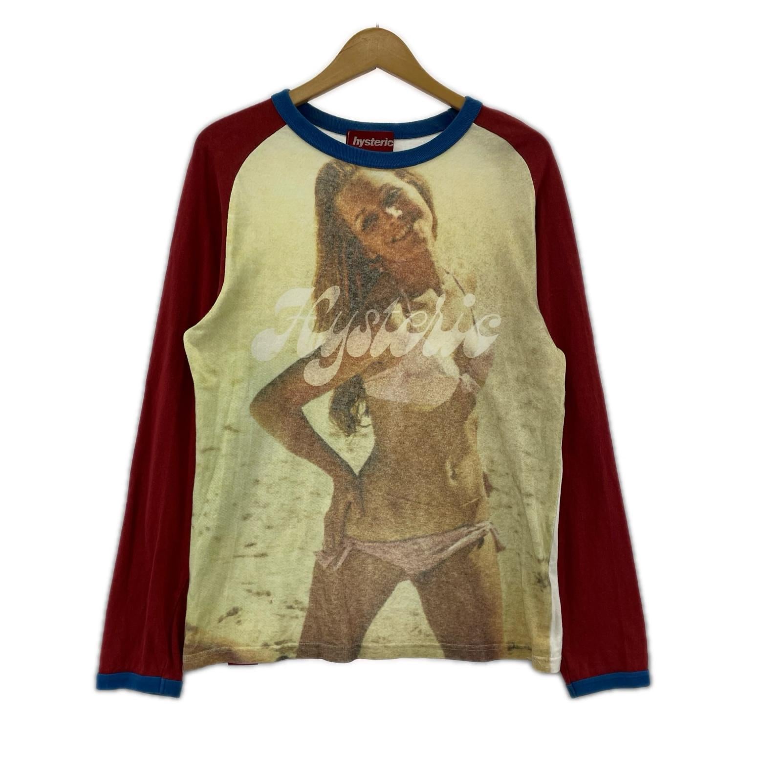 長袖Ｔシャツ 90s Raglan Sleeve L/S Tee RED×WHT