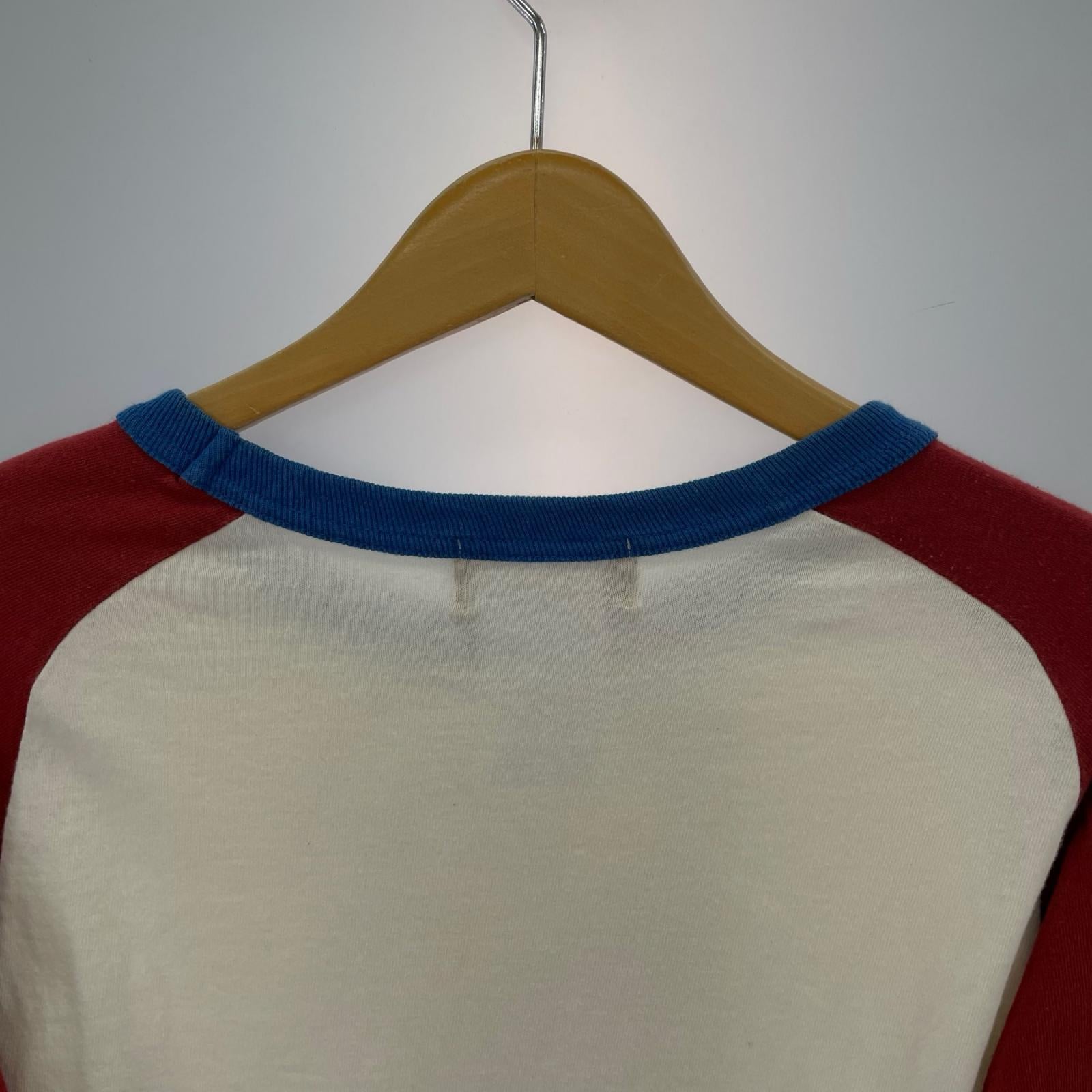 長袖Ｔシャツ 90s Raglan Sleeve L/S Tee RED×WHT