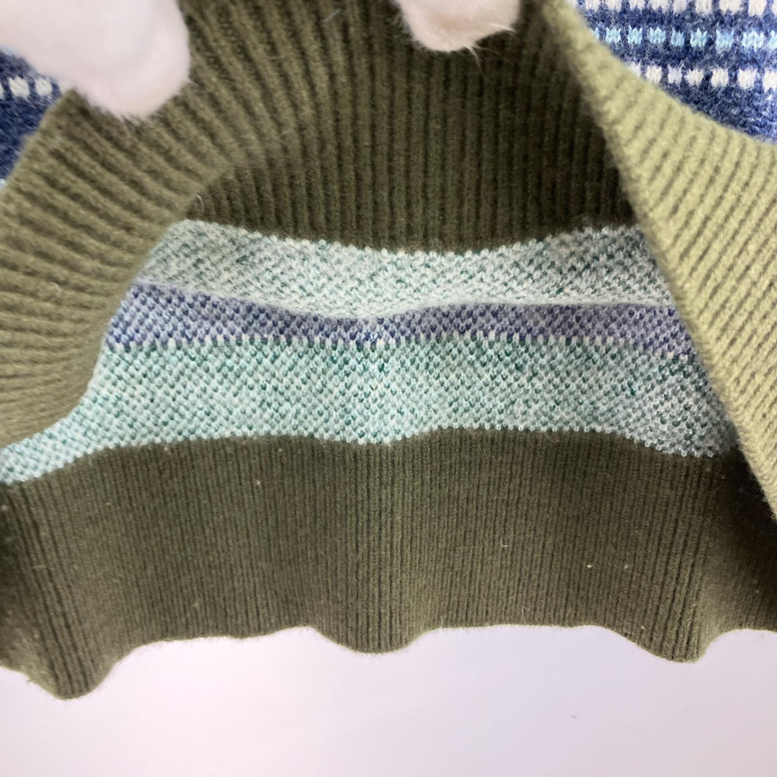 長袖シャツ 総柄 M M
