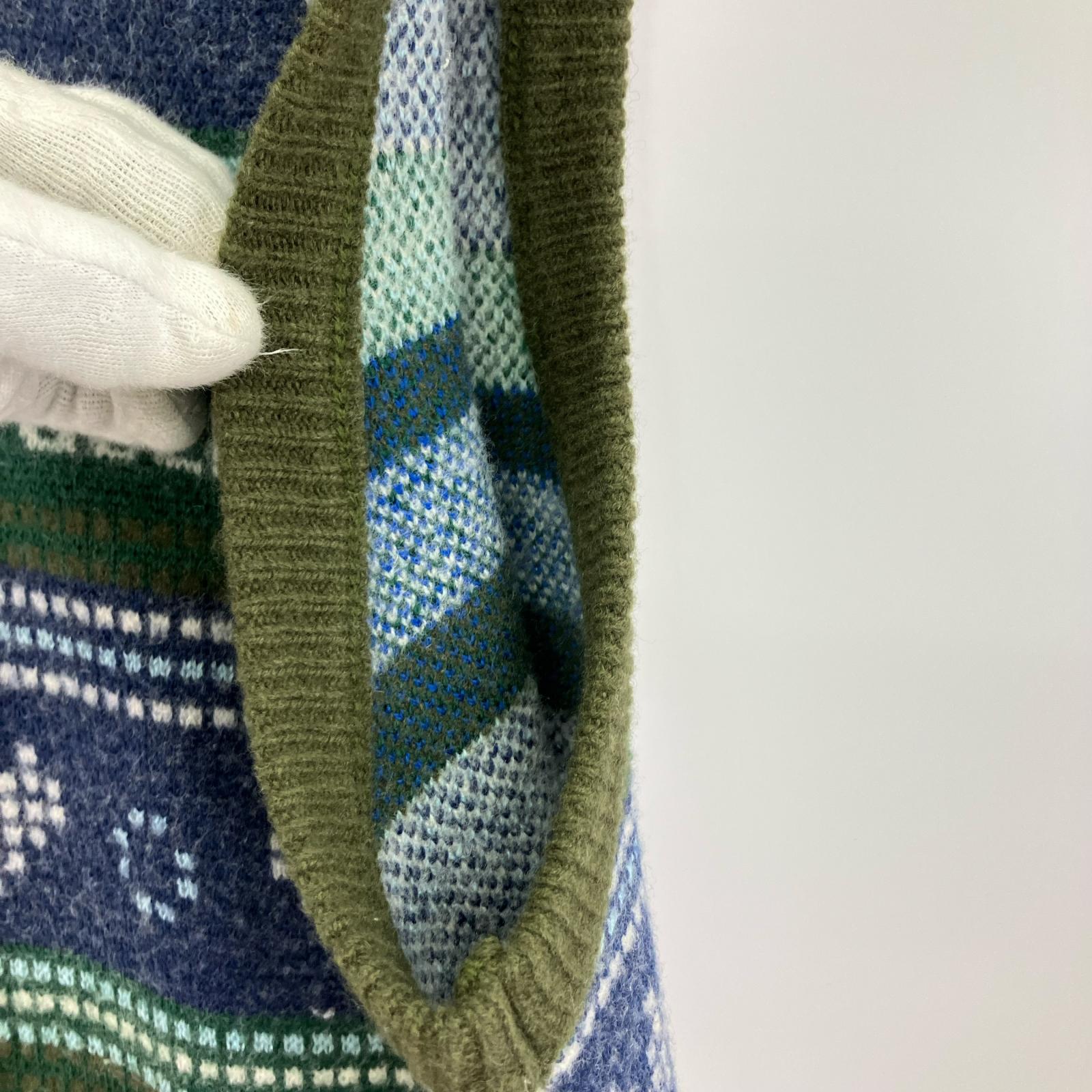 長袖シャツ 総柄 M M
