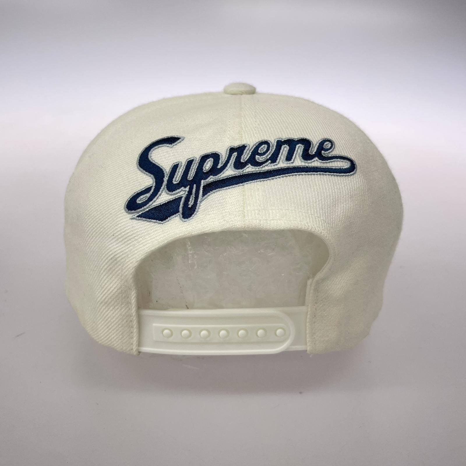 キャップ Supreme WORLD FAMOUS S Logo 6-Panel 白 ホワイト