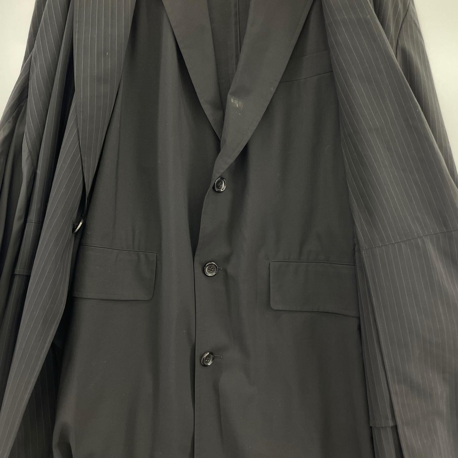 ジャケット AD2020 21SS ドッキング BLK L ブラック
