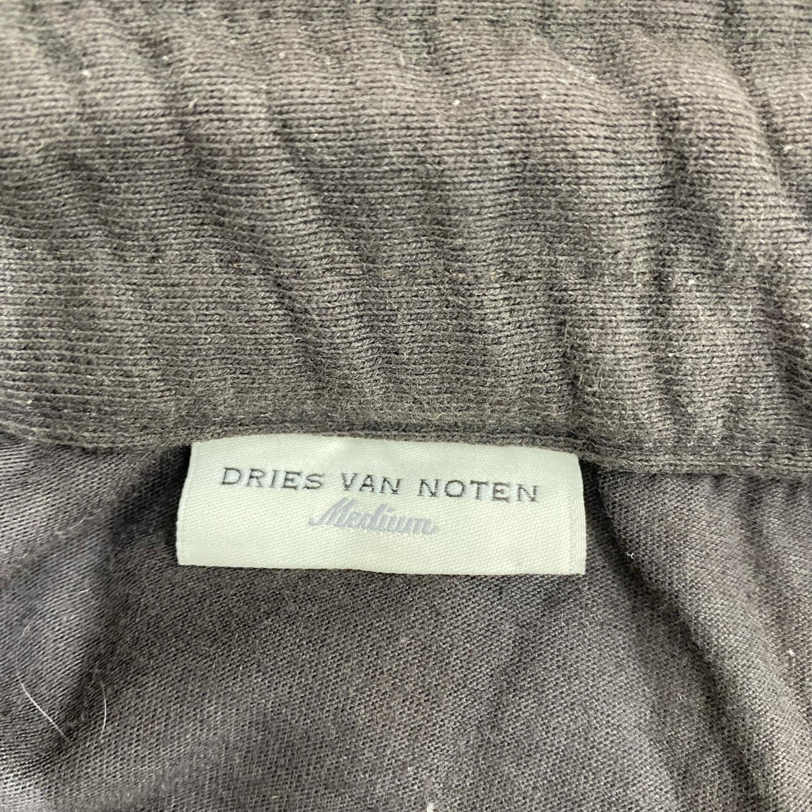 パンツ DRIES VAN NOTEN 24AW HAMA 3タックワイドスウェットパンツ M 黒 M ブラック