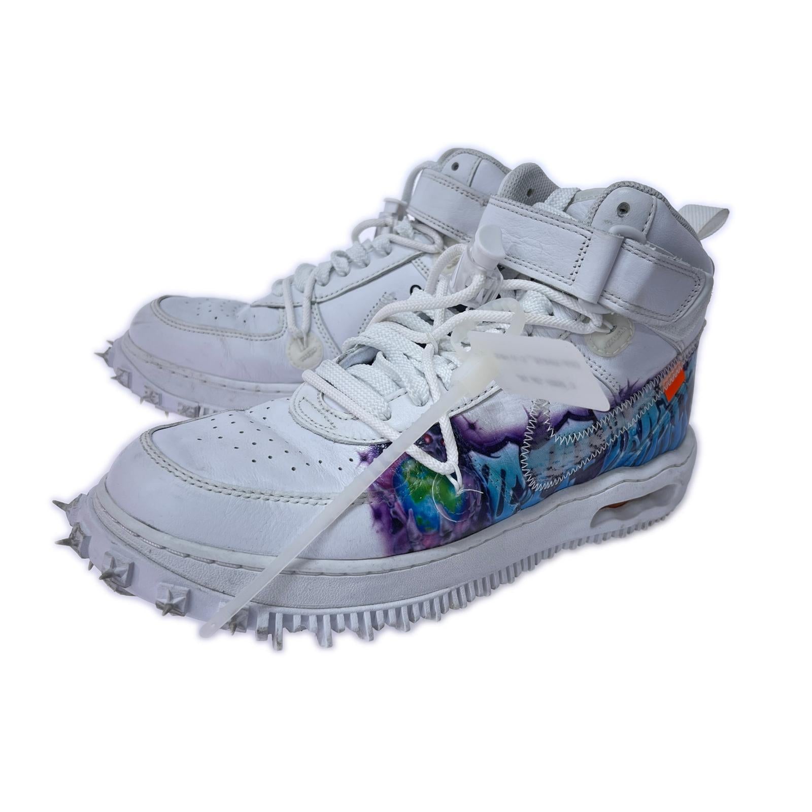 スニーカー ×Off-White Nike Air Force 1 Mid Graffiti 27cm (US9 UK8 1/2 EU44)
