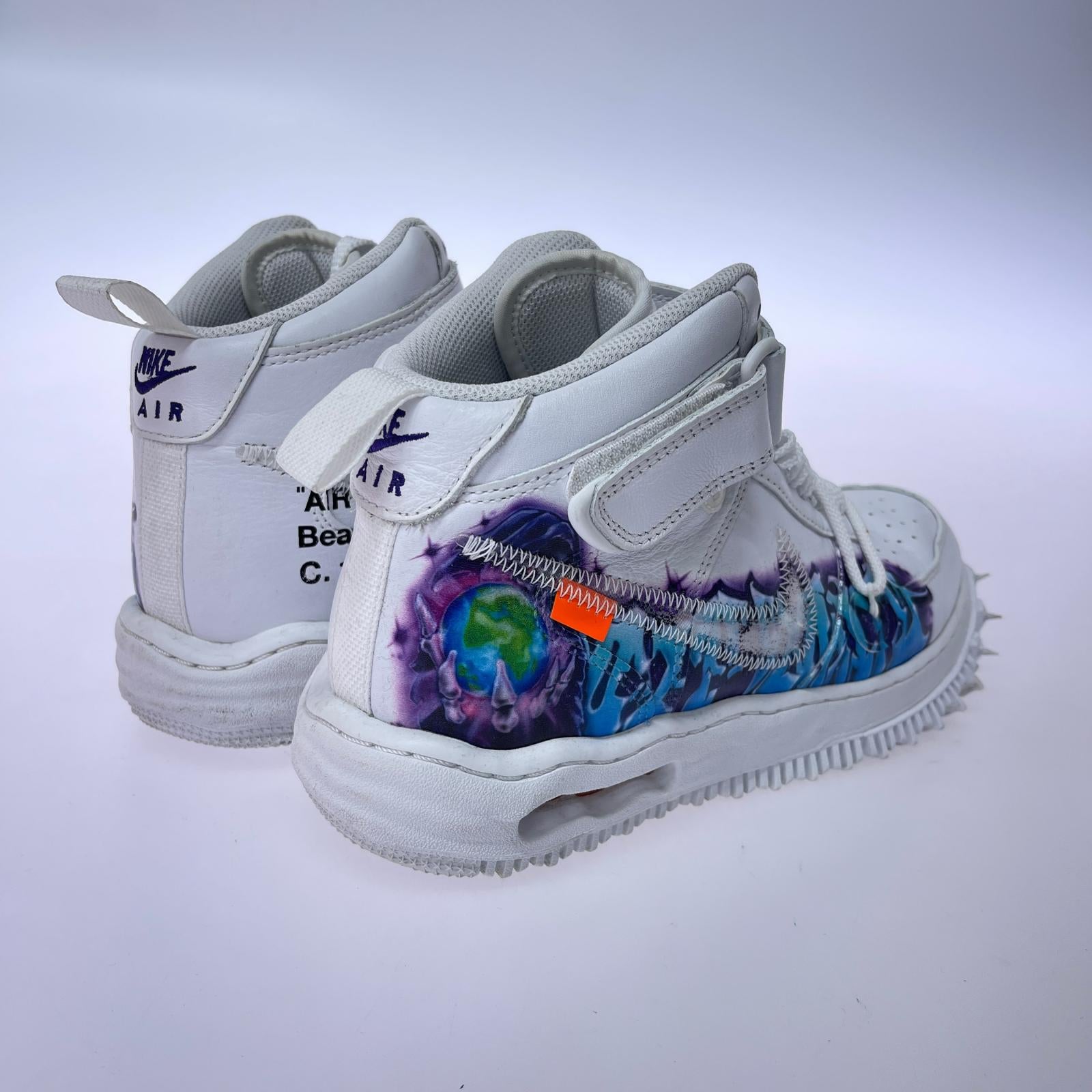 スニーカー ×Off-White Nike Air Force 1 Mid Graffiti 27cm (US9 UK8 1/2 EU44)