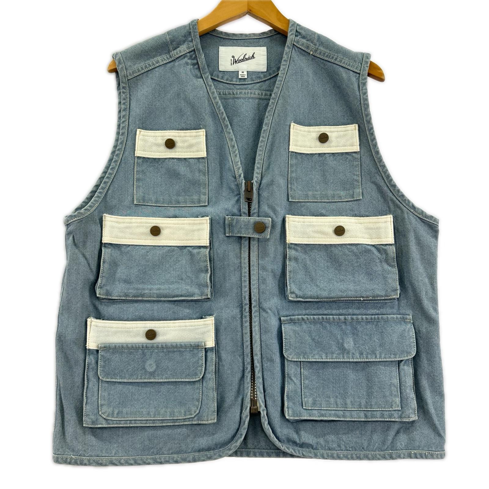 長袖シャツ OUTDOOR LABEL　CODURA DUCK VEST　デニム　（M） M ブルー