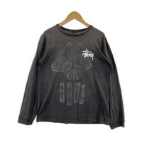 長袖Ｔシャツ プリントTee ブラック M M ブラック