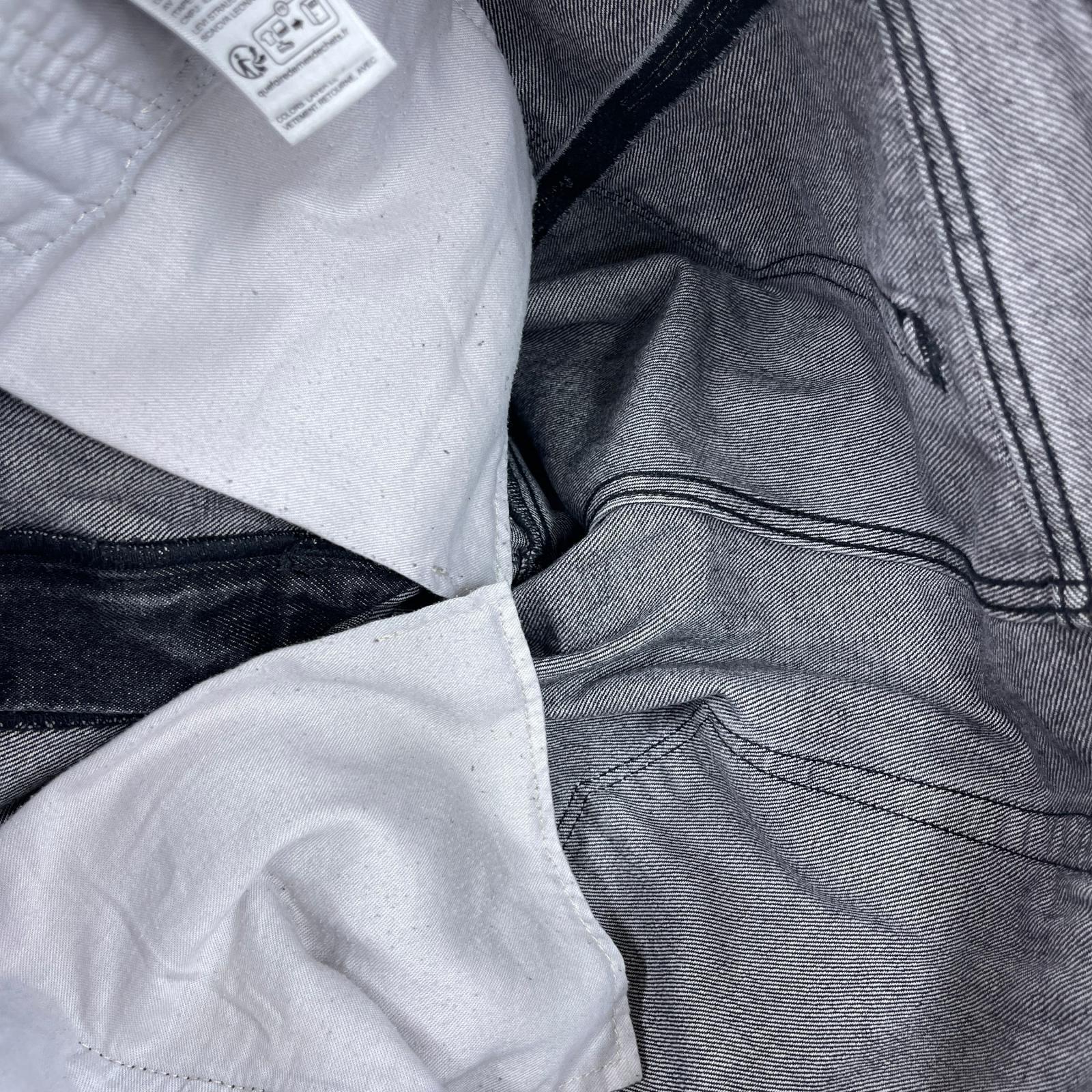 デニムパンツ 25ss プリントデニム W36 36 ブラック
