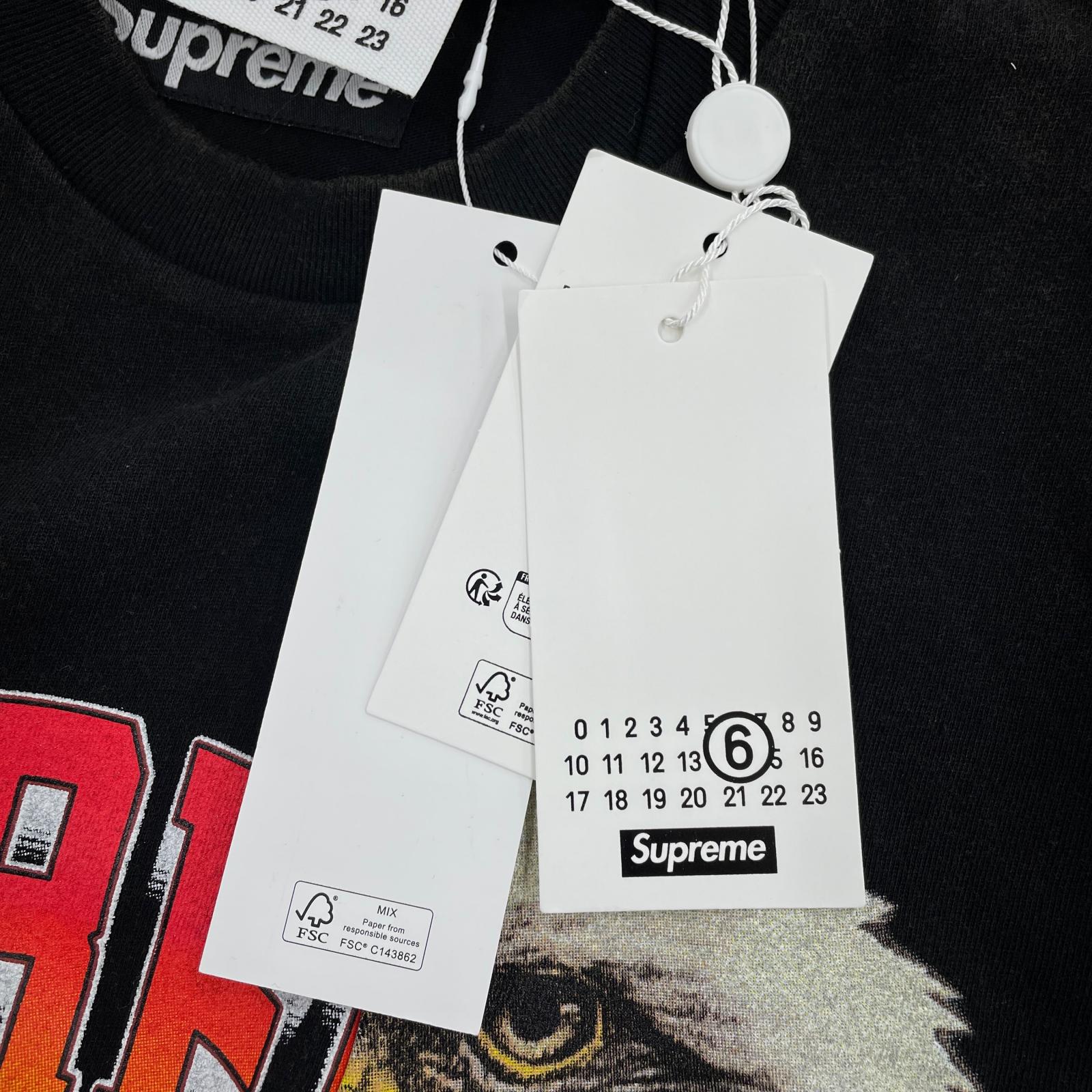 半袖Ｔシャツ Supreme 26SS ×MM6 Maison Margiela Split S/S Top 黒 (S) S ブラック