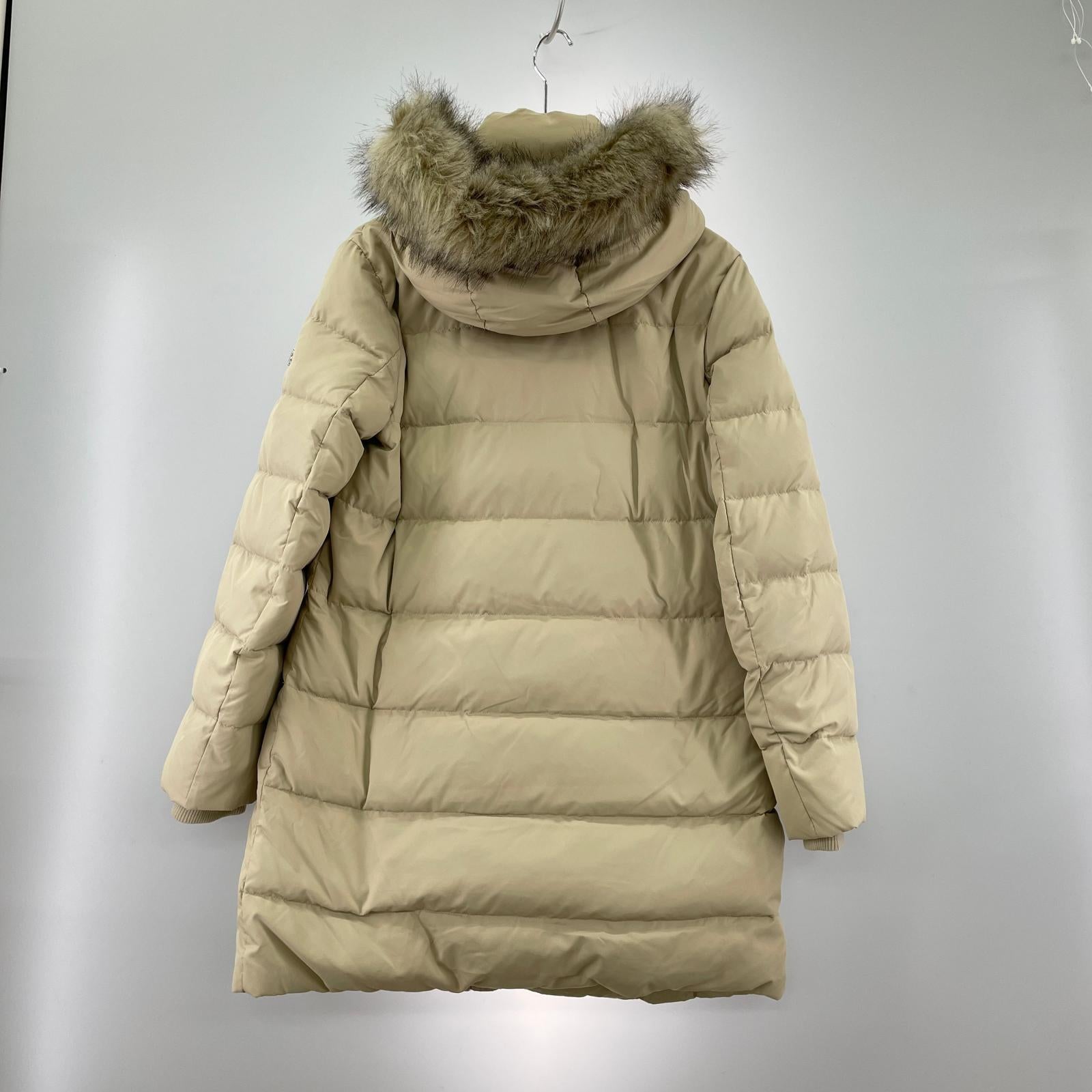 その他アウター ﾌｧｰ付き ﾀﾞｳﾝｺｰﾄ M ベージュ