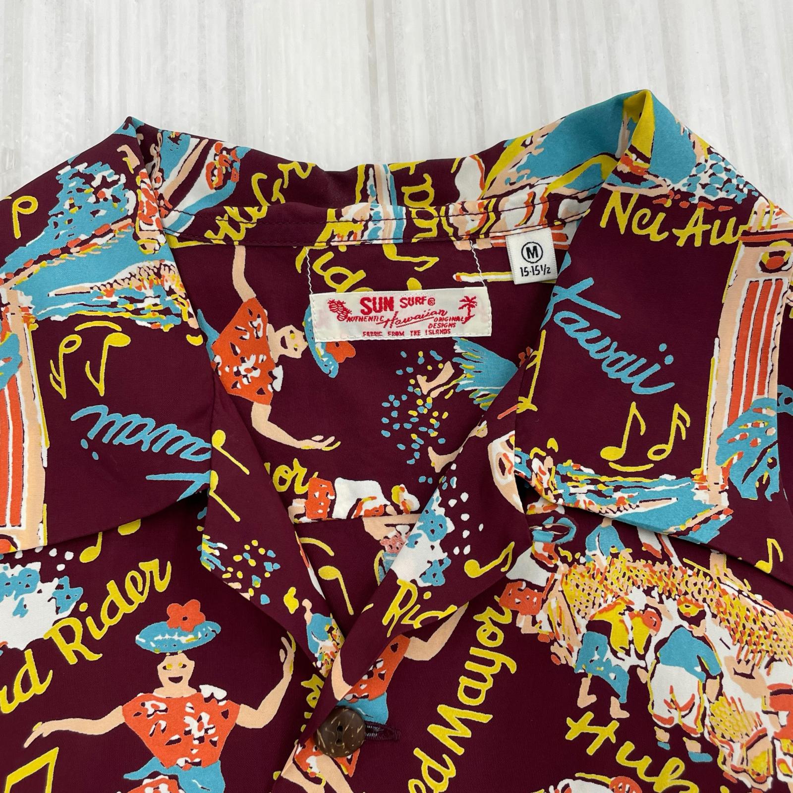 半袖シャツ SS39226 復刻 アロハシャツ レッド M M