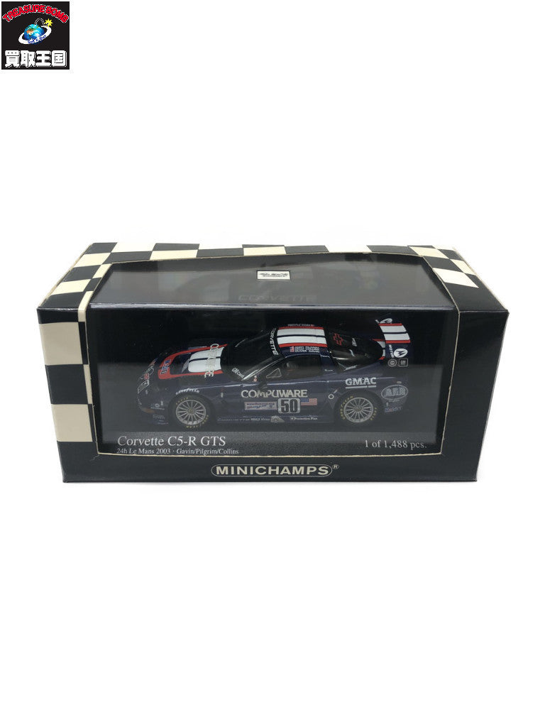1/43　MINICHAMPS ＣＯＲＶＥＴＴＥ　Ｃ5-Ｒ　ＧＴＳ スケールカー