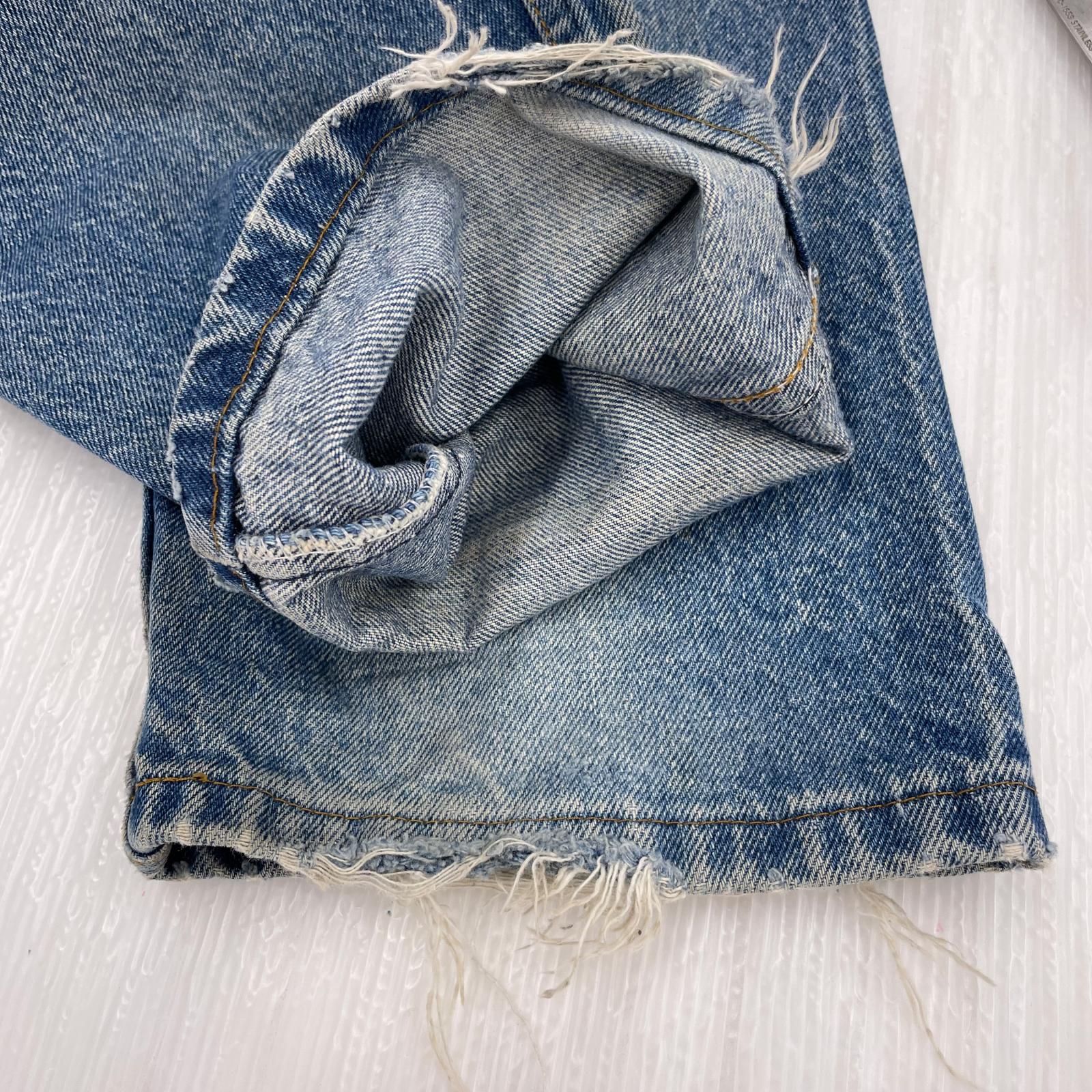 デニムパンツ Levi's USA製 505-0217 オレンジタブ 34 ブルー