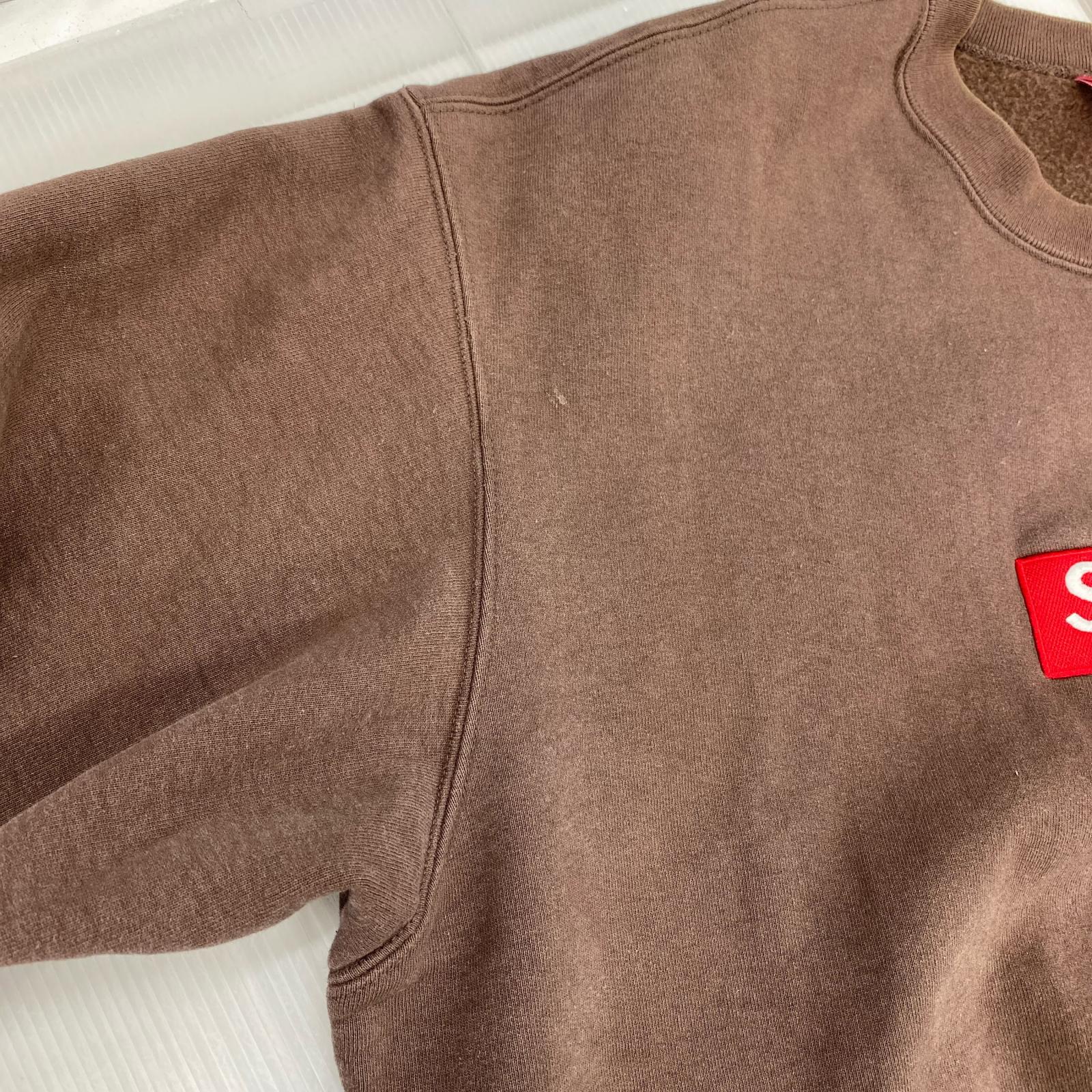 スウェット Supreme 22AW Box Logo Crewneck L ブラウン L ブラウン