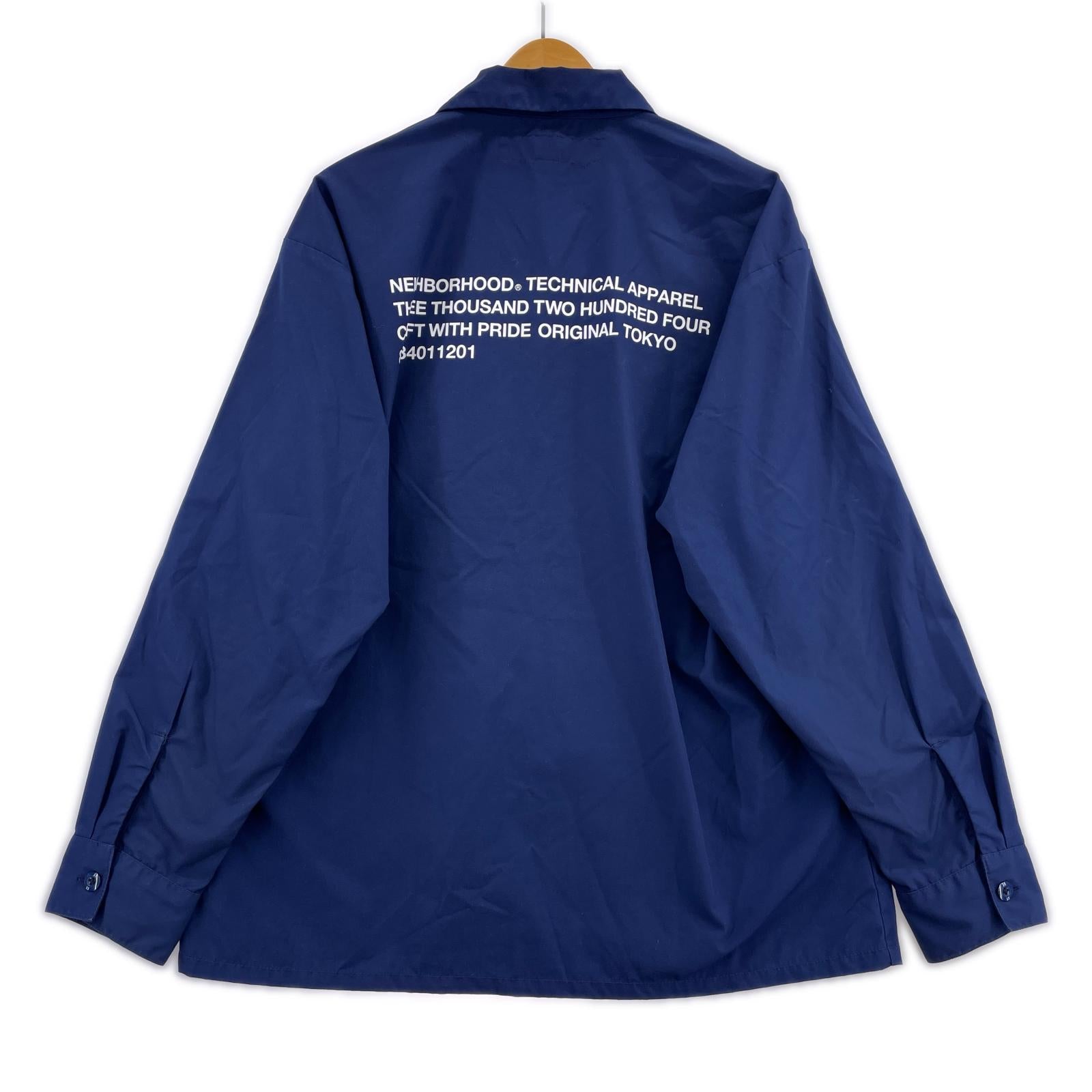 長袖シャツ NEIGHBORHOOD 232TSNH-SHM01 シャツ M ブルー M ブルー
