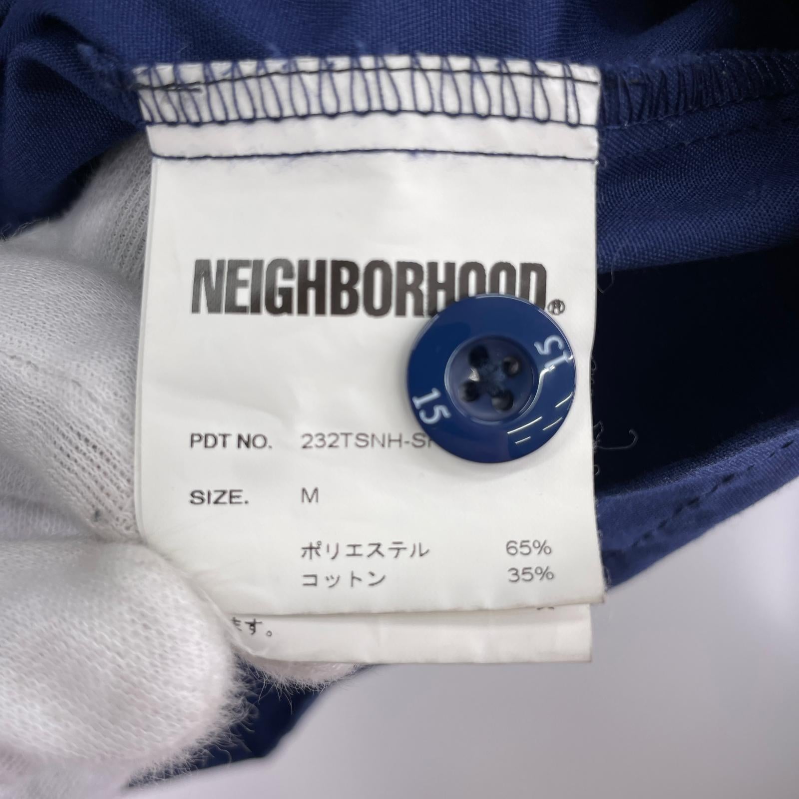 長袖シャツ NEIGHBORHOOD 232TSNH-SHM01 シャツ M ブルー M ブルー