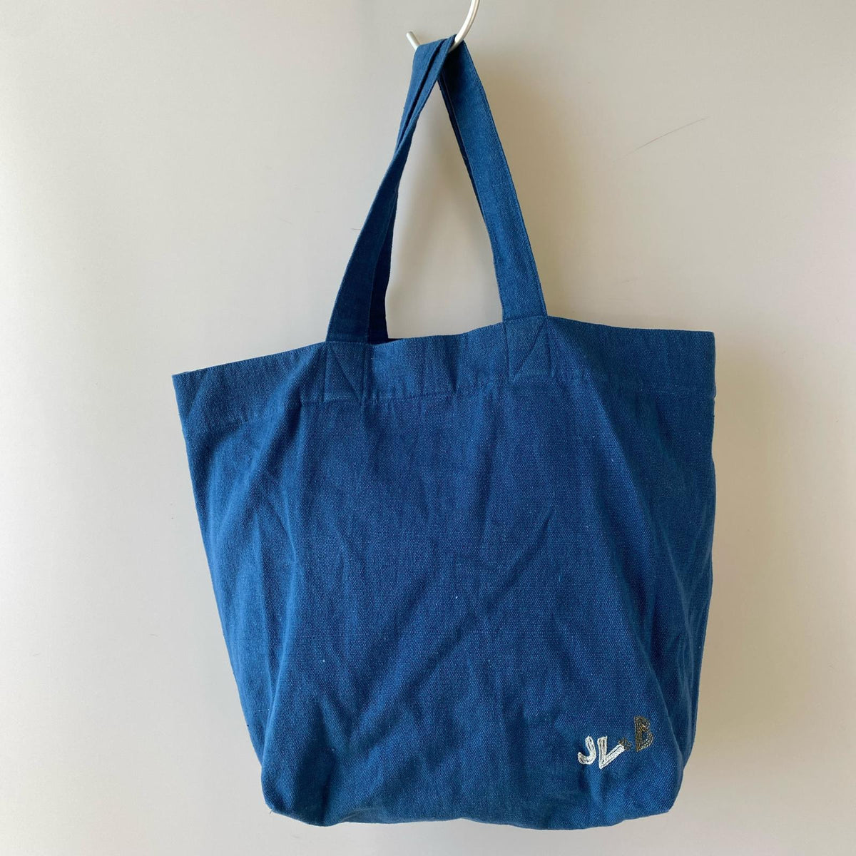 トートバッグ ヨーガンレール 刺繍トートBL ブルー