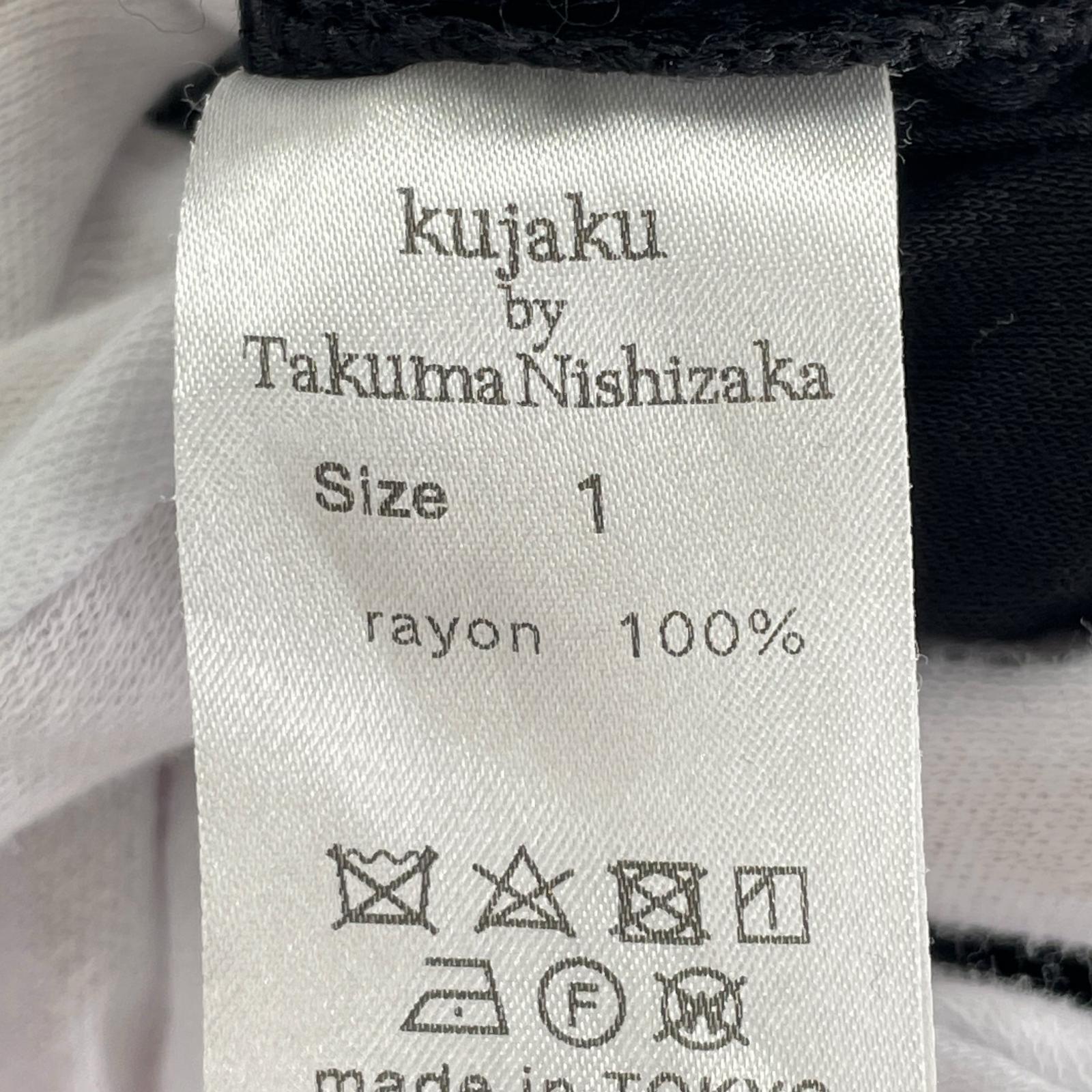 タンクトップ by Takuma Nishizaka レーヨン タンクトップ 黒　1 1 ブラック